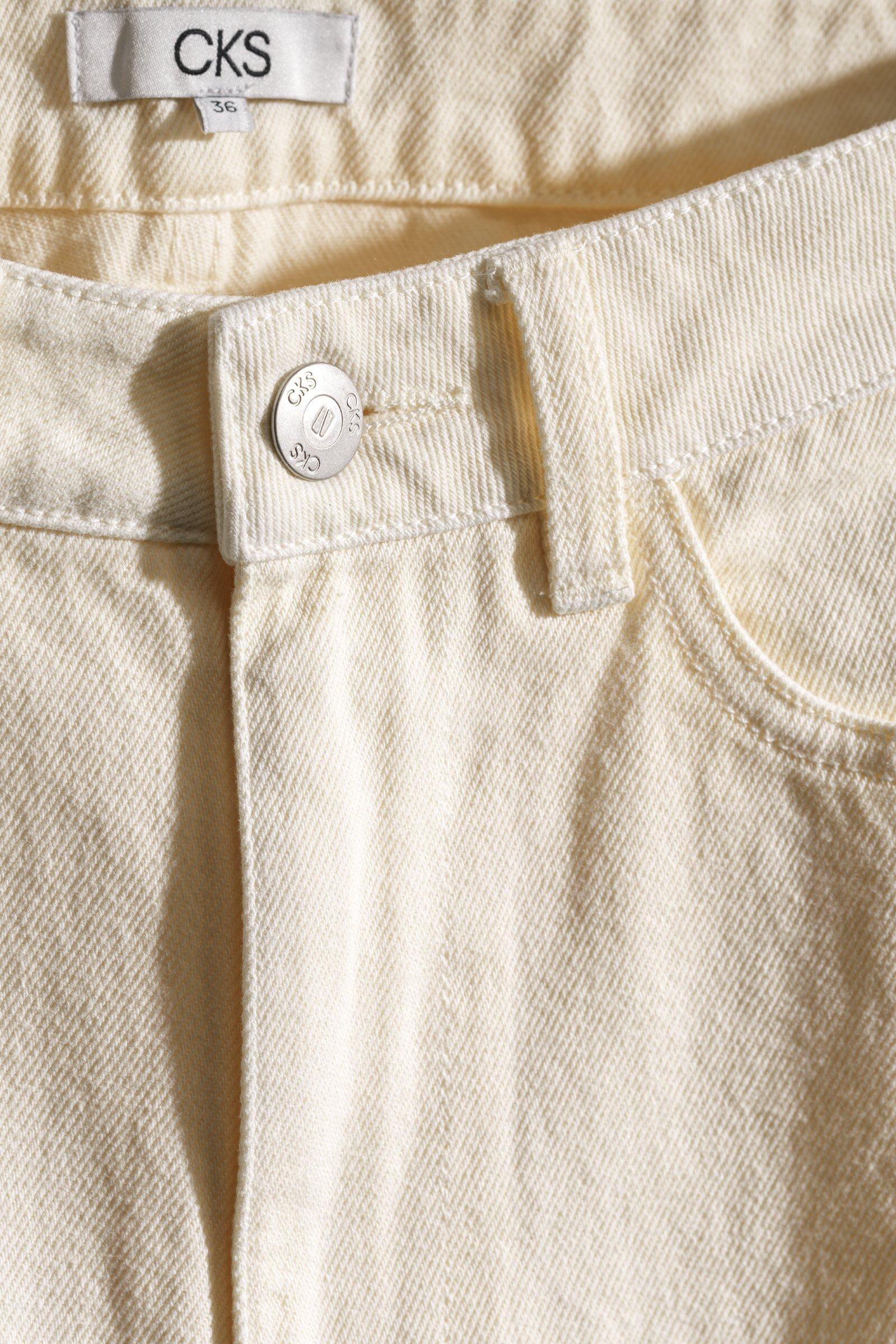 CKS - TIZZY - pantalon long - blanc