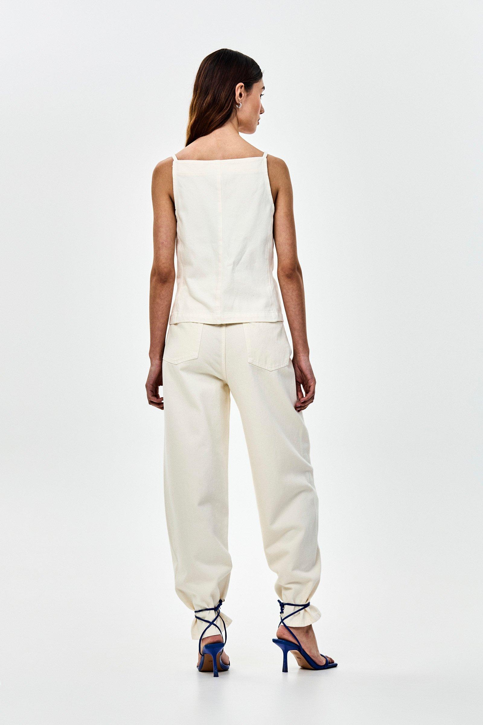 CKS - TIZZY - lange broek - wit