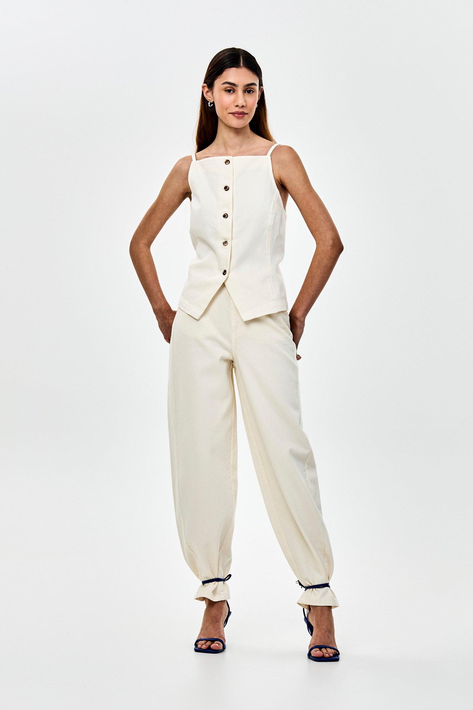 CKS - TIZZY - long trouser - white