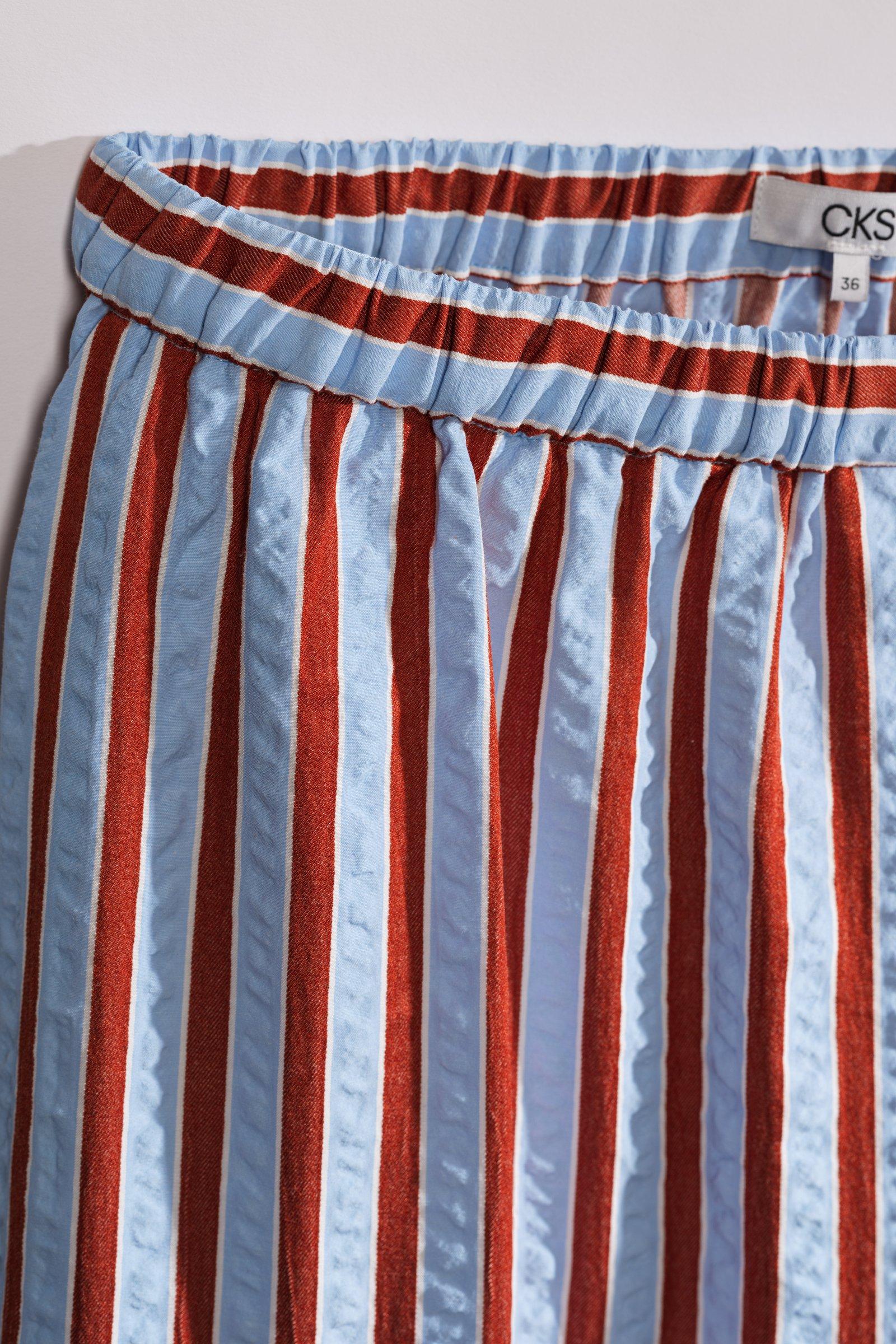 CKS - SKULLY - midijupe - bleu