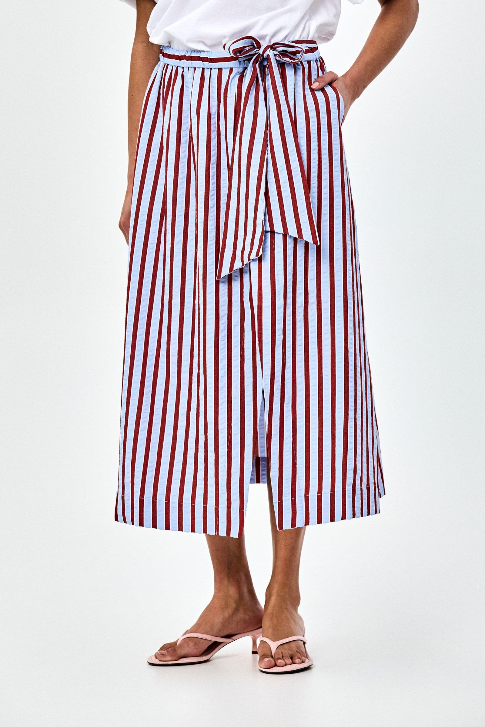 CKS - SKULLY - midi skirt - blue