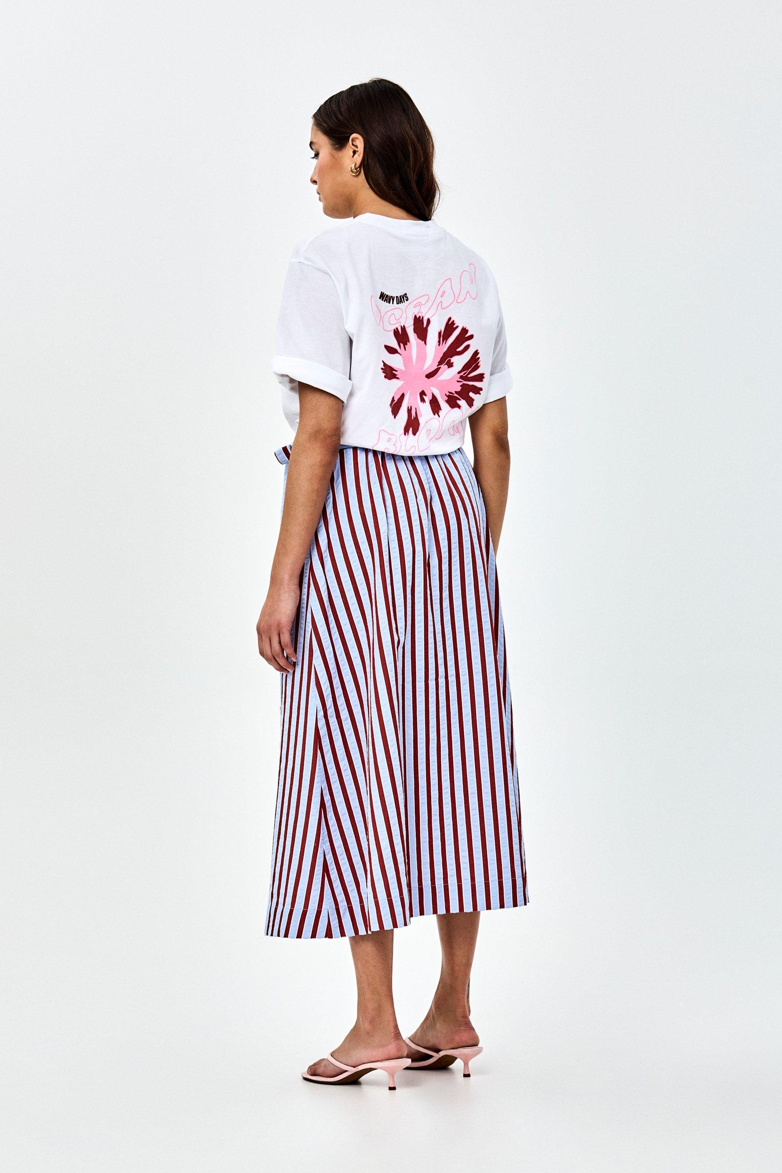 CKS - SKULLY - midi skirt - blue