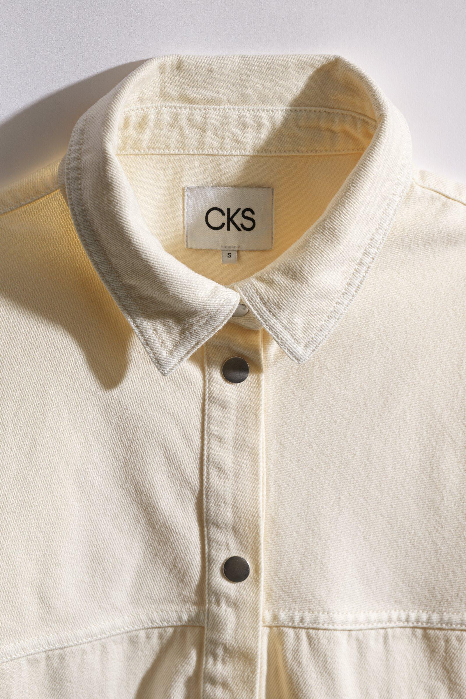 CKS - COACHY - short coat - white