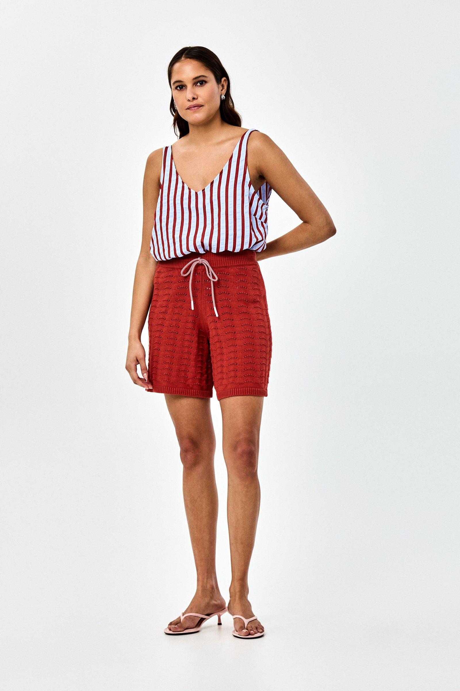 CKS - SHUS - short - donkerrood