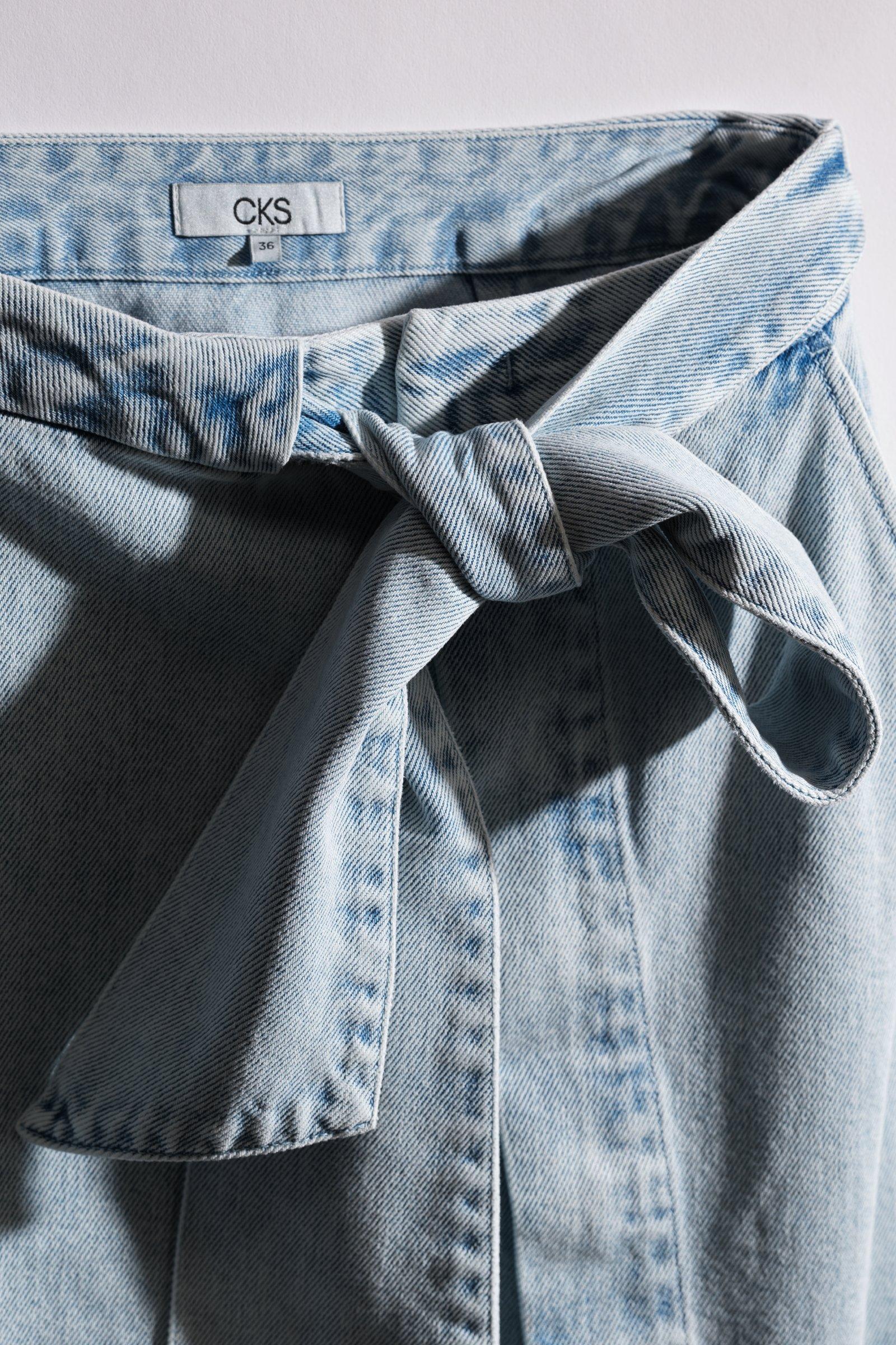 CKS - SKULLYZ - midirok - lichtblauw