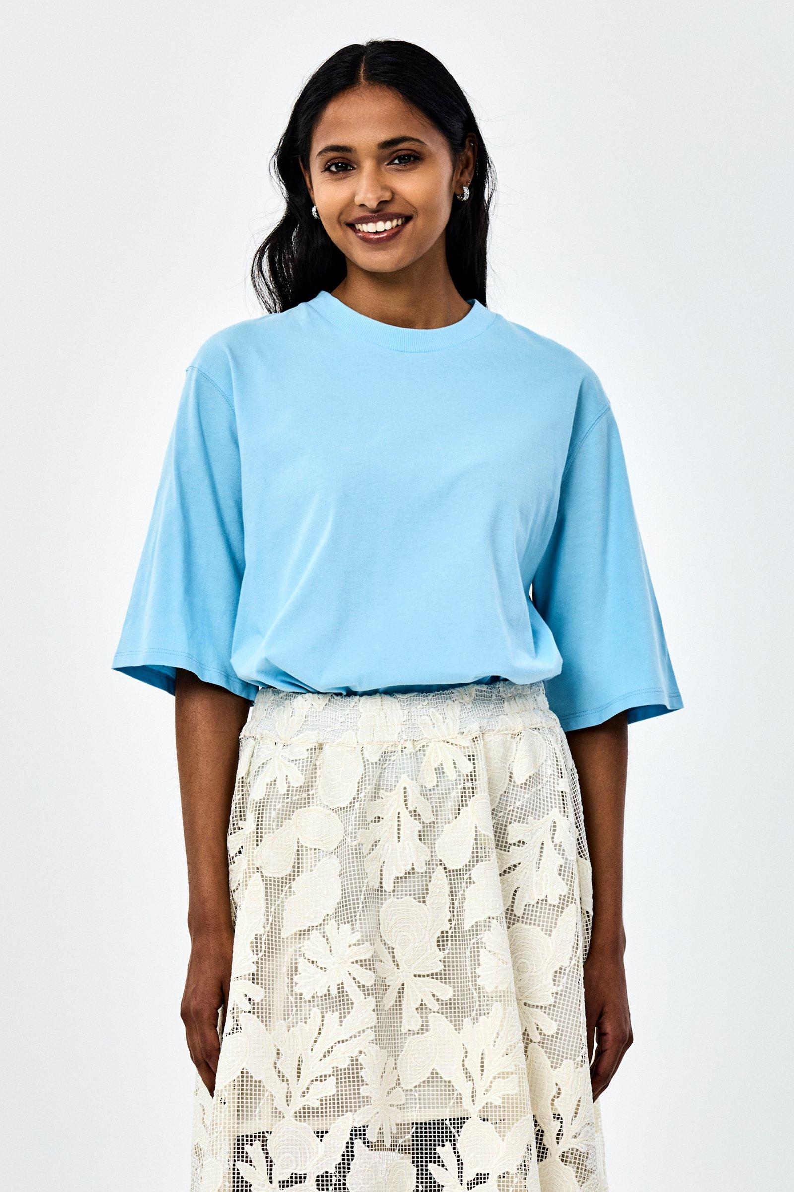 CKS - WAVY - t-shirt short sleeves - blue