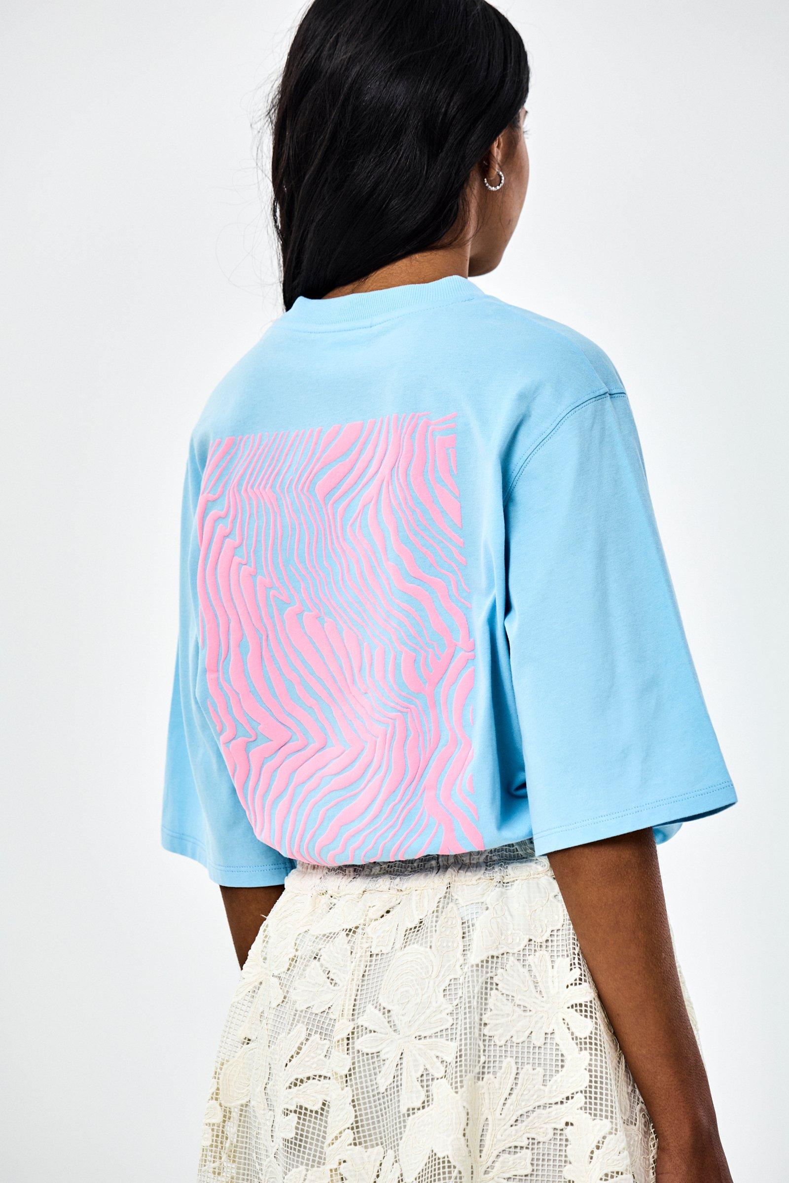 CKS - WAVY - t-shirt &agrave; manches courtes - bleu
