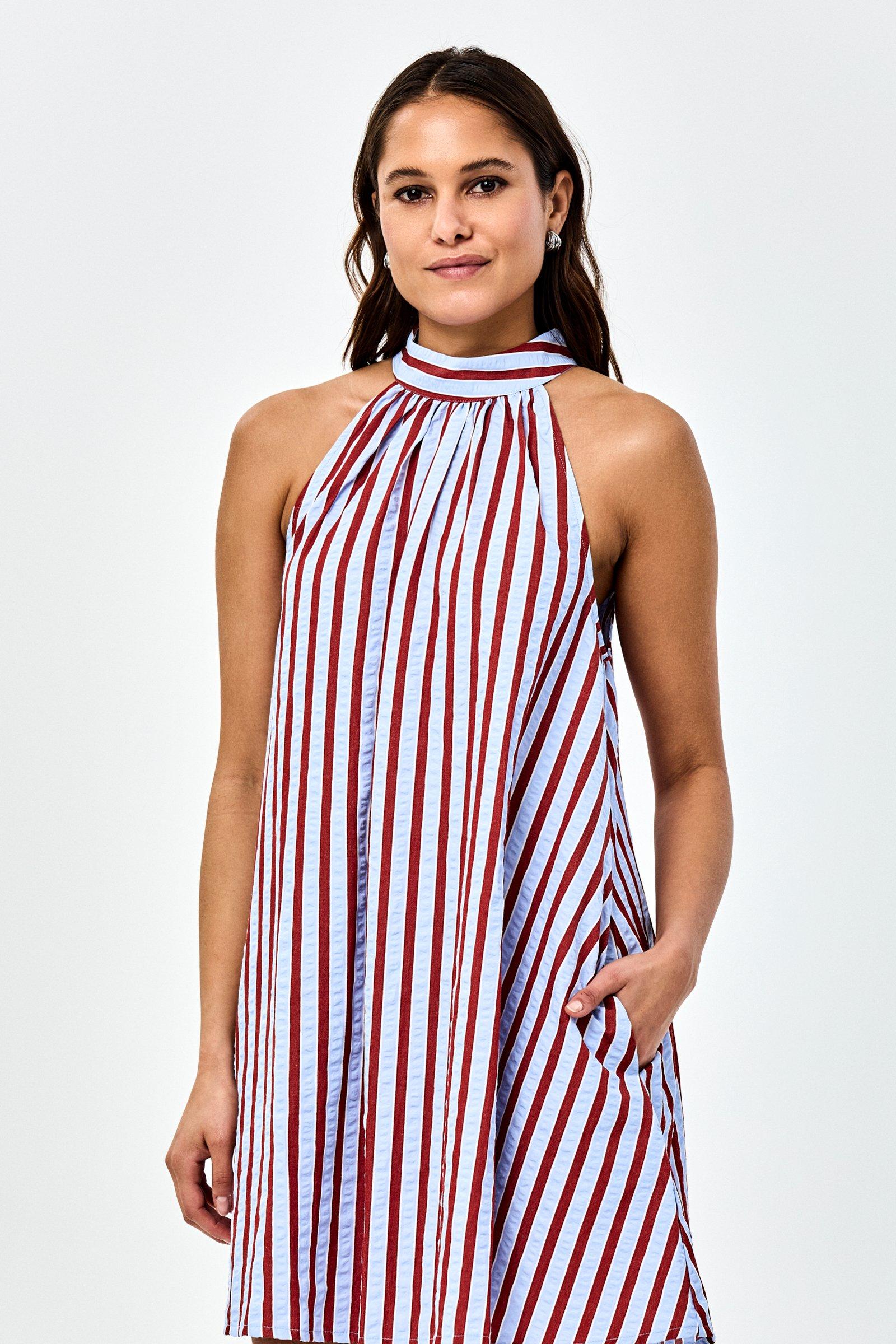 CKS - DALTERSHORT - robe courte - bleu