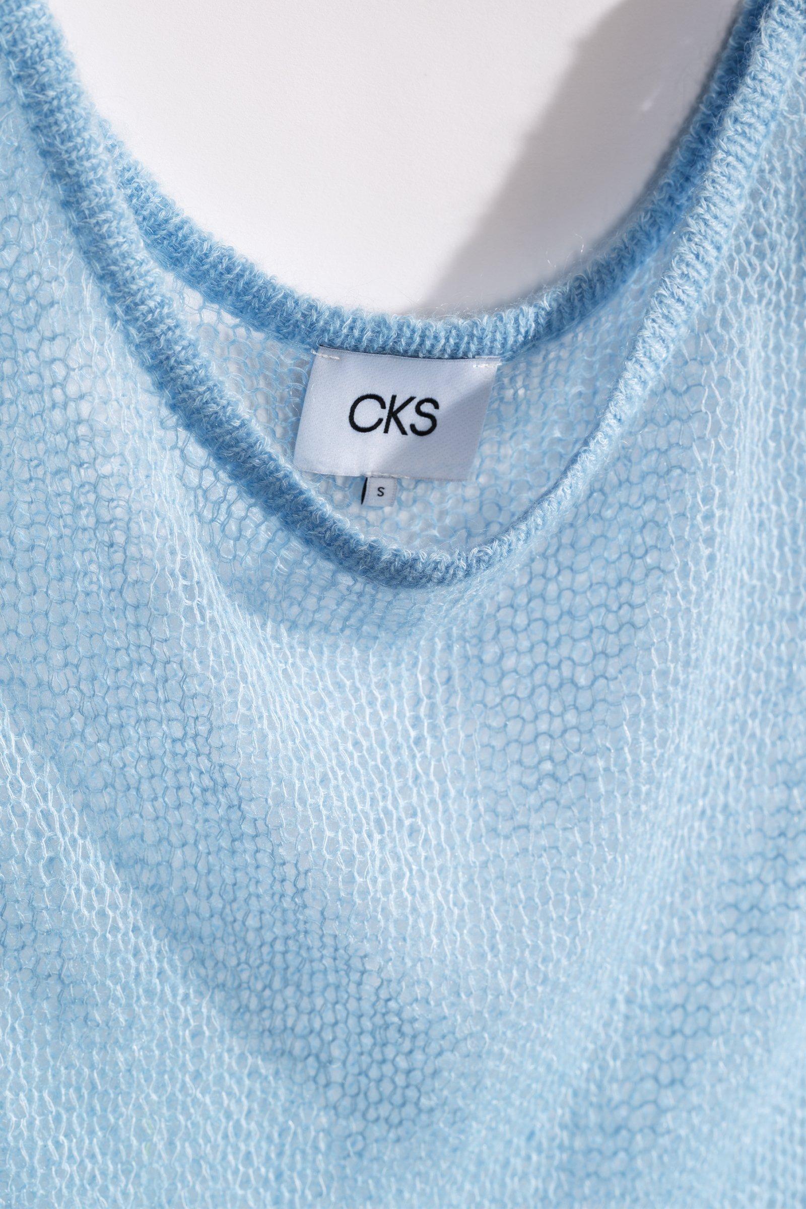 CKS - PHEBEL - gebreide top - blauw