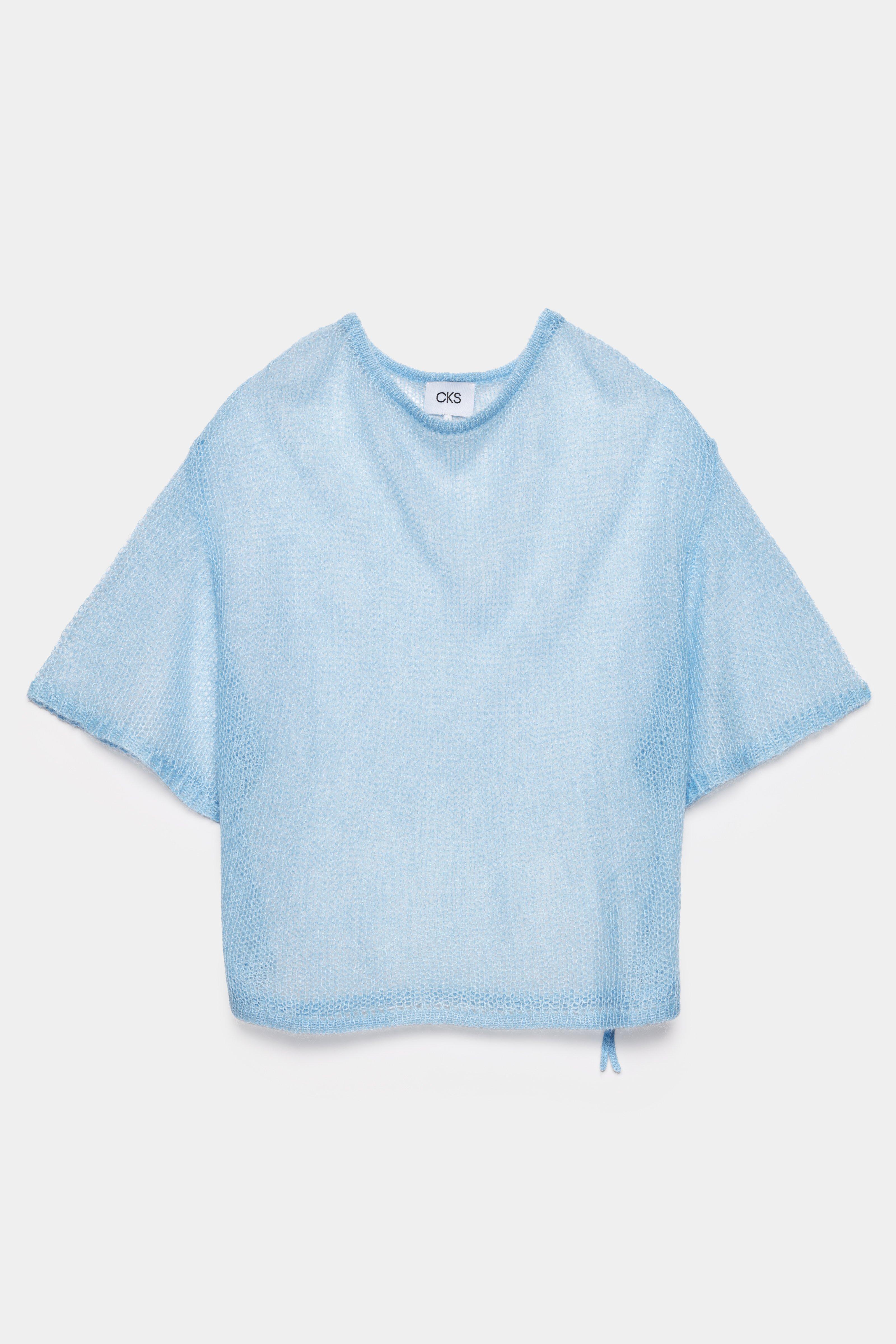 CKS - PHEBEL - haut tricot&eacute; - bleu