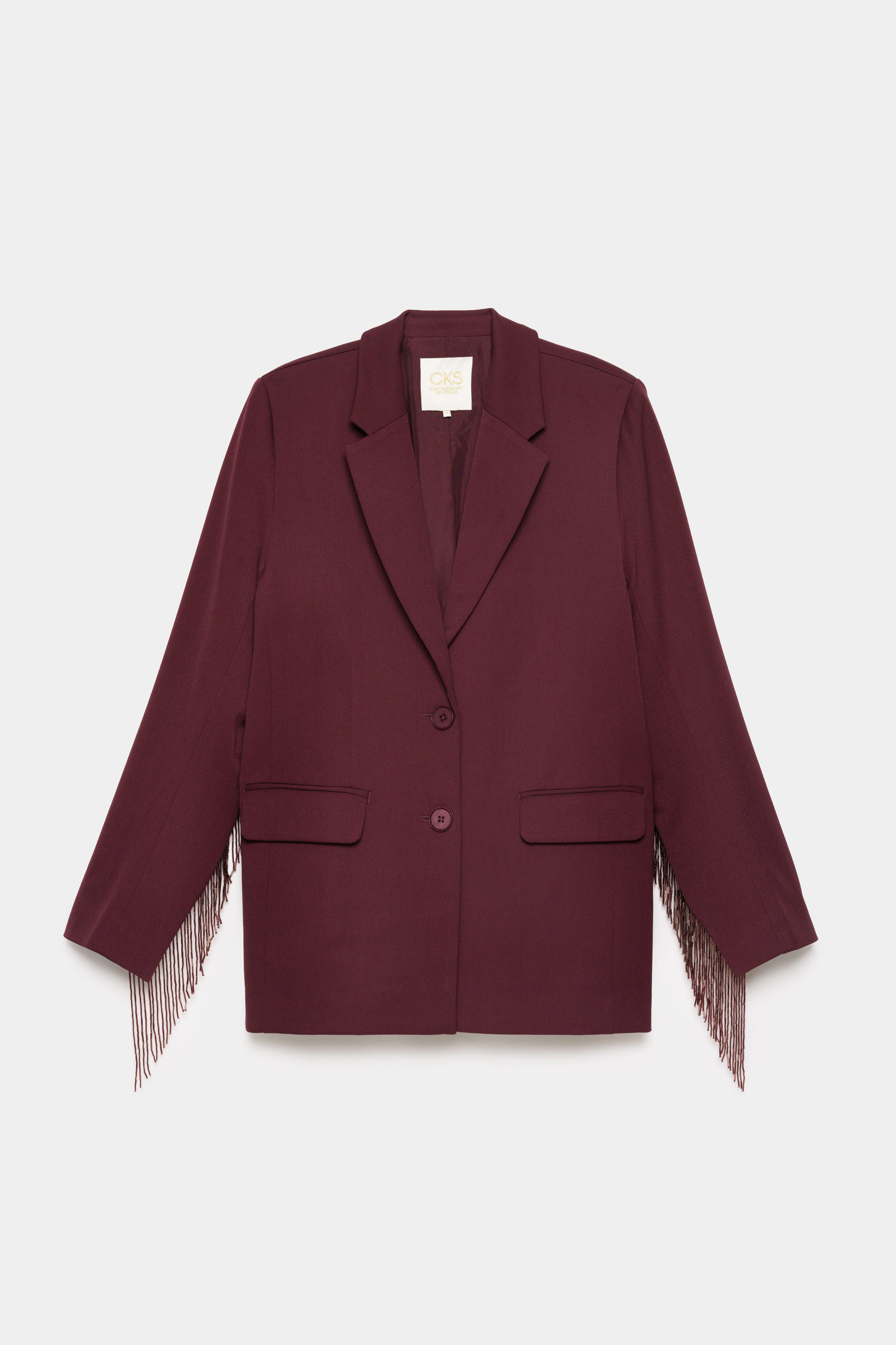 CKS - CLAZERBY - blazer - burgundy