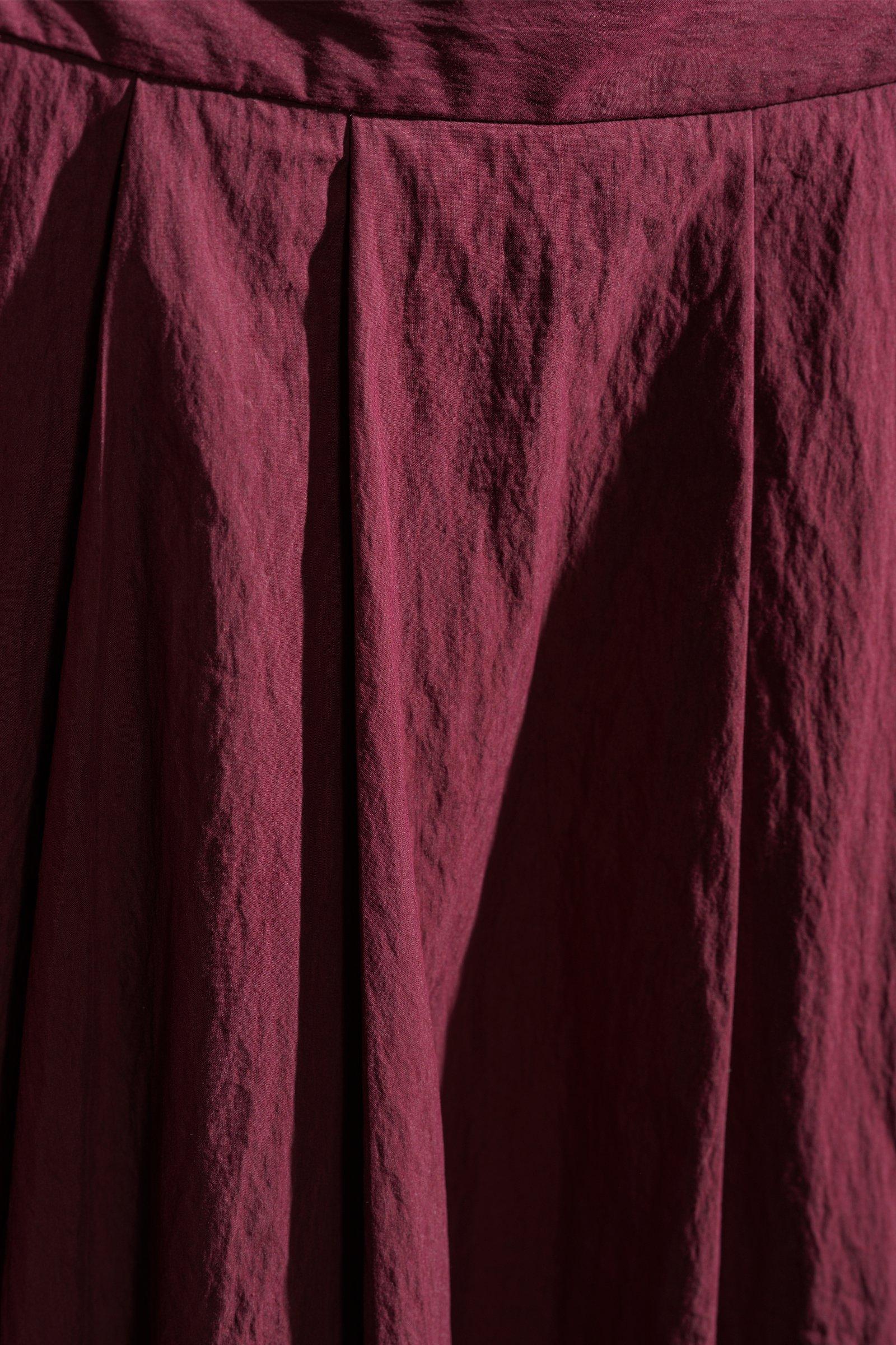 CKS - SKORIENT - long skirt - burgundy