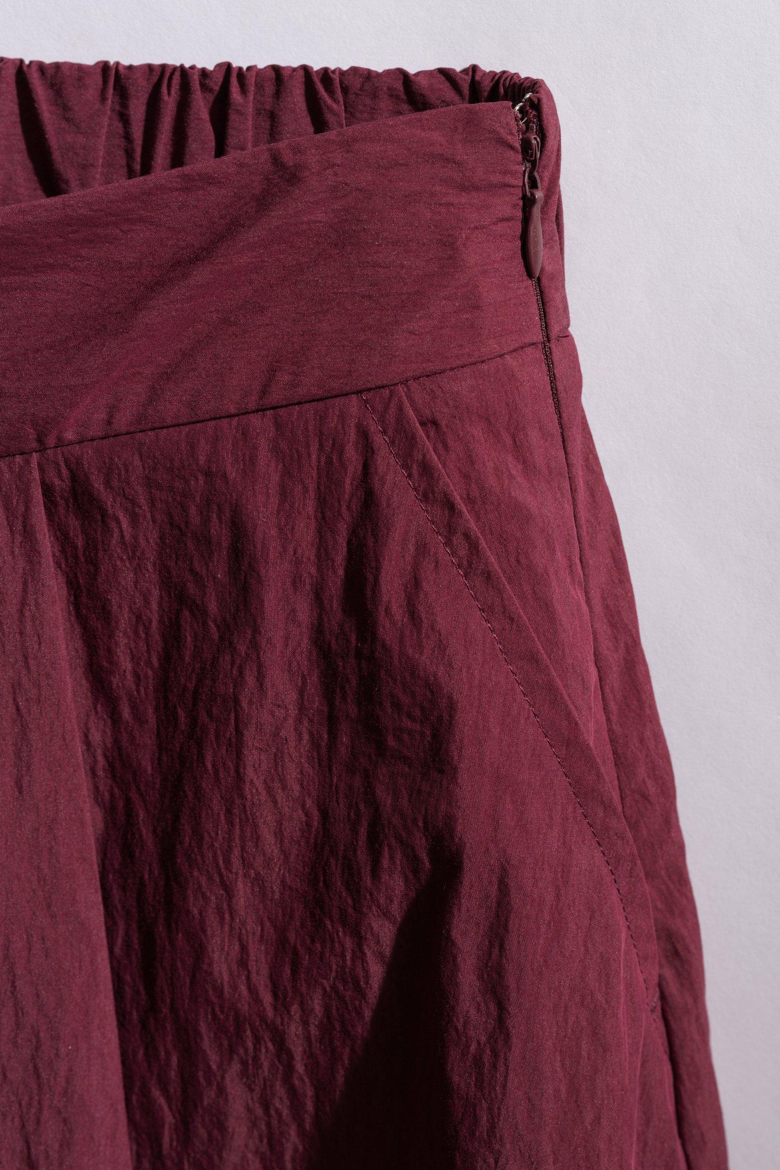 CKS - SKORIENT - long skirt - burgundy
