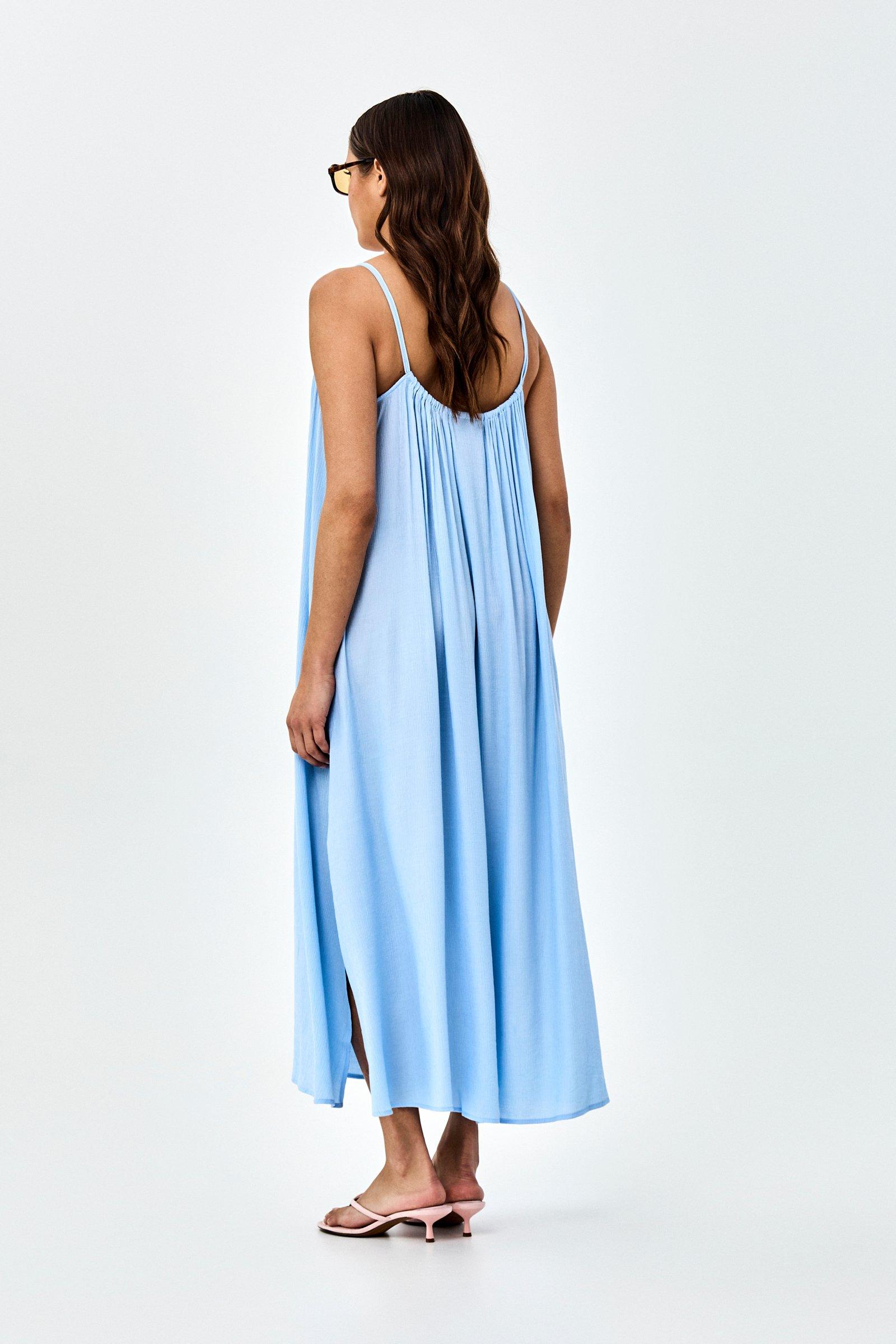 CKS - DEEPLY - robe longue - bleu