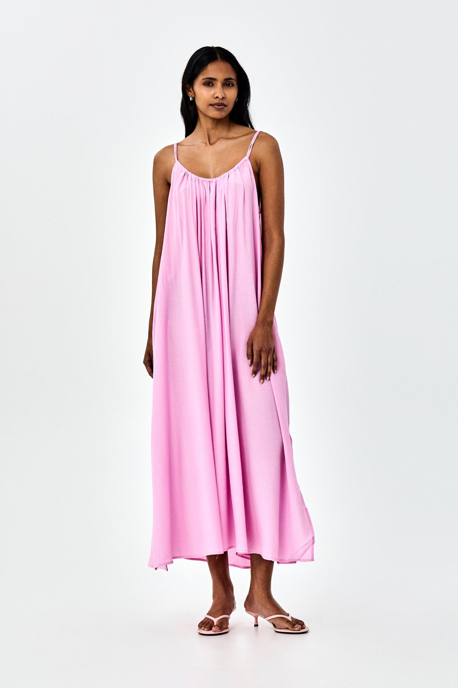 CKS - DEEPLY - long dress - bright pink