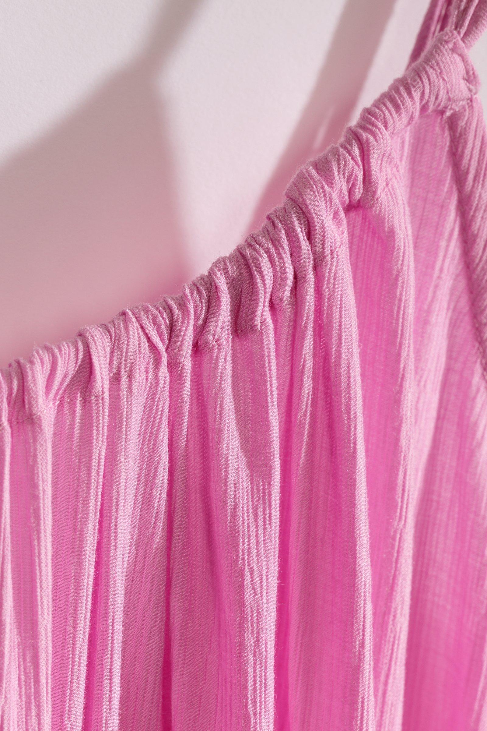 CKS - DEEPLY - robe longue - rose vif