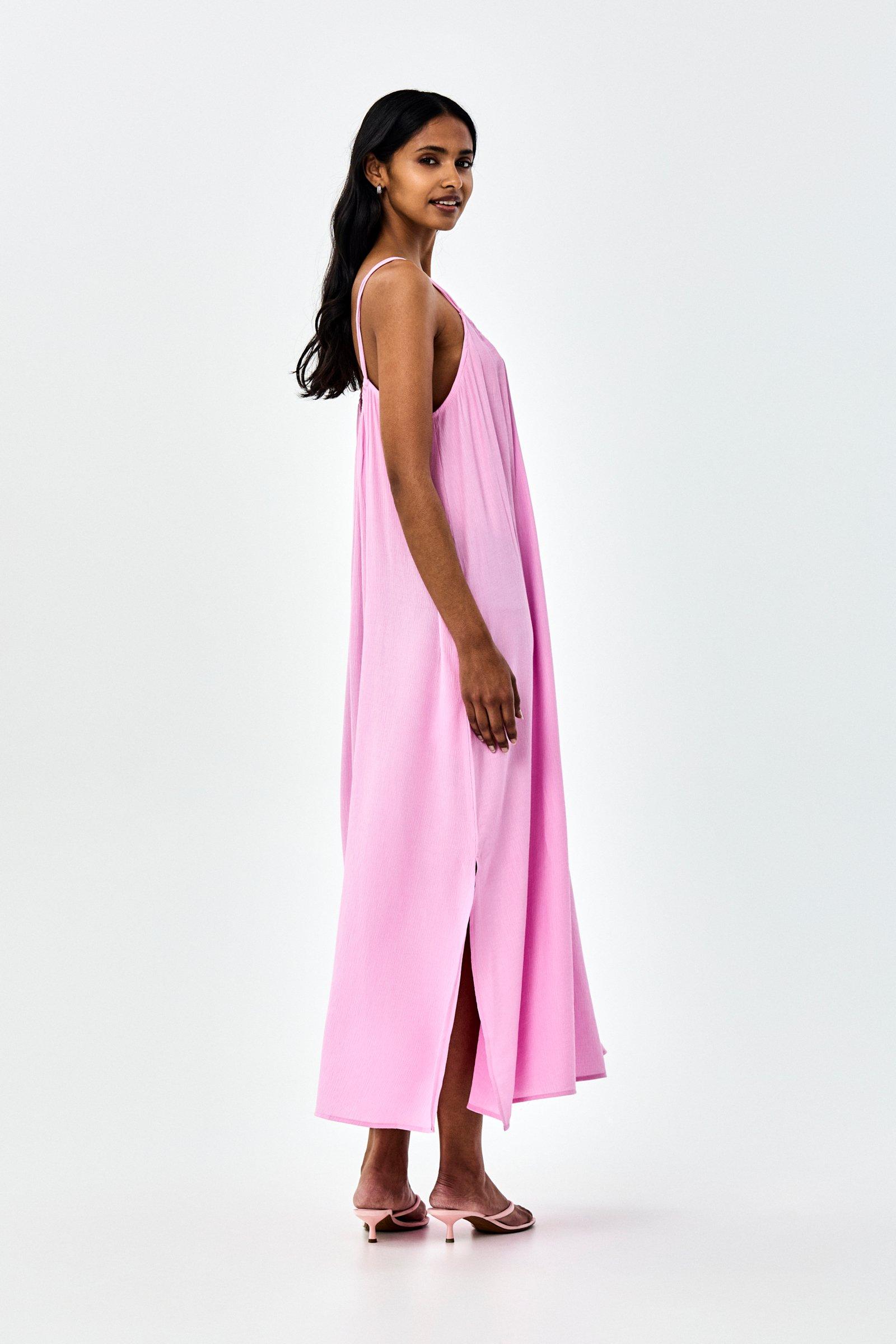 CKS - DEEPLY - robe longue - rose vif