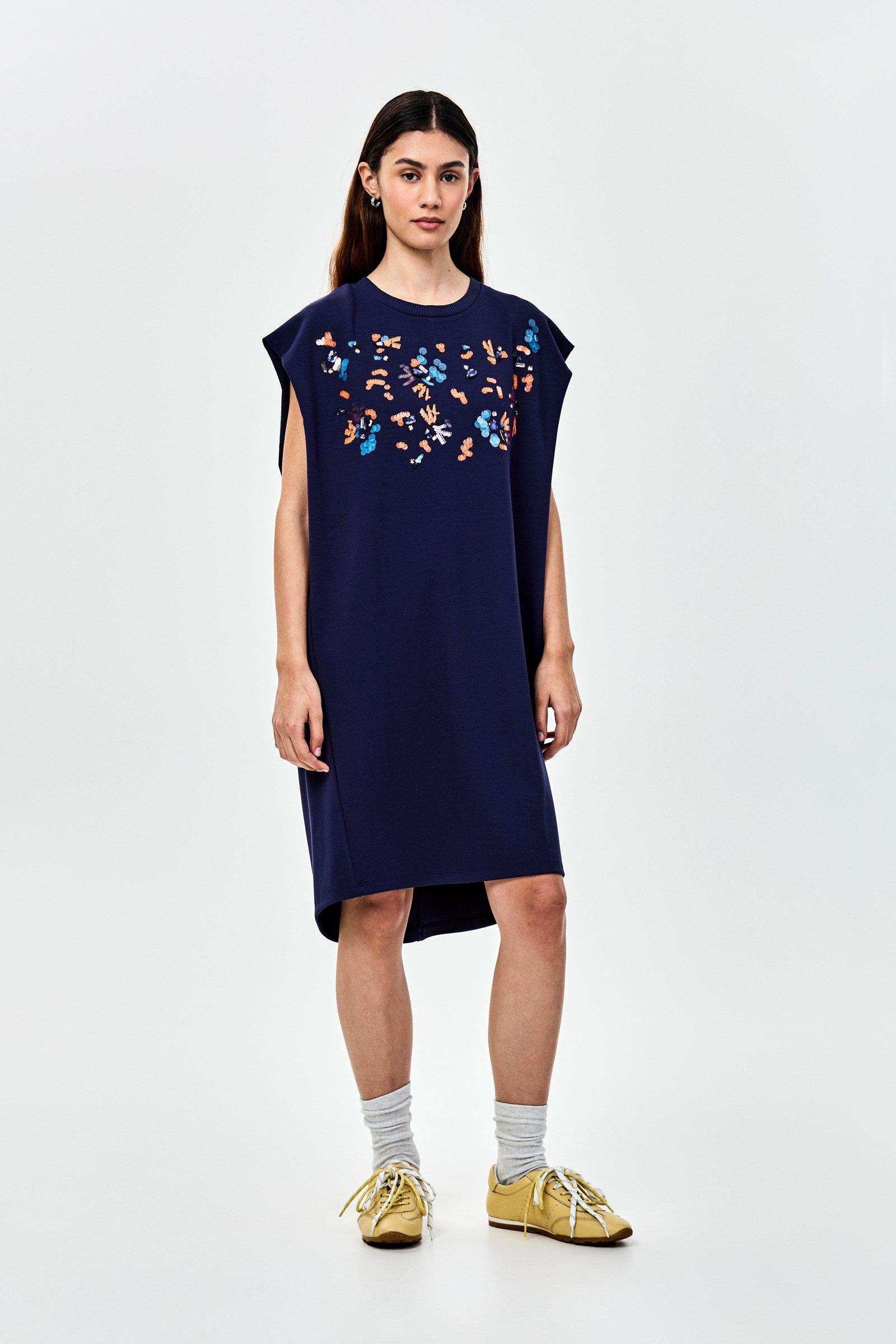 CKS - DWAP - Kurzes Kleid - Dunkelblau