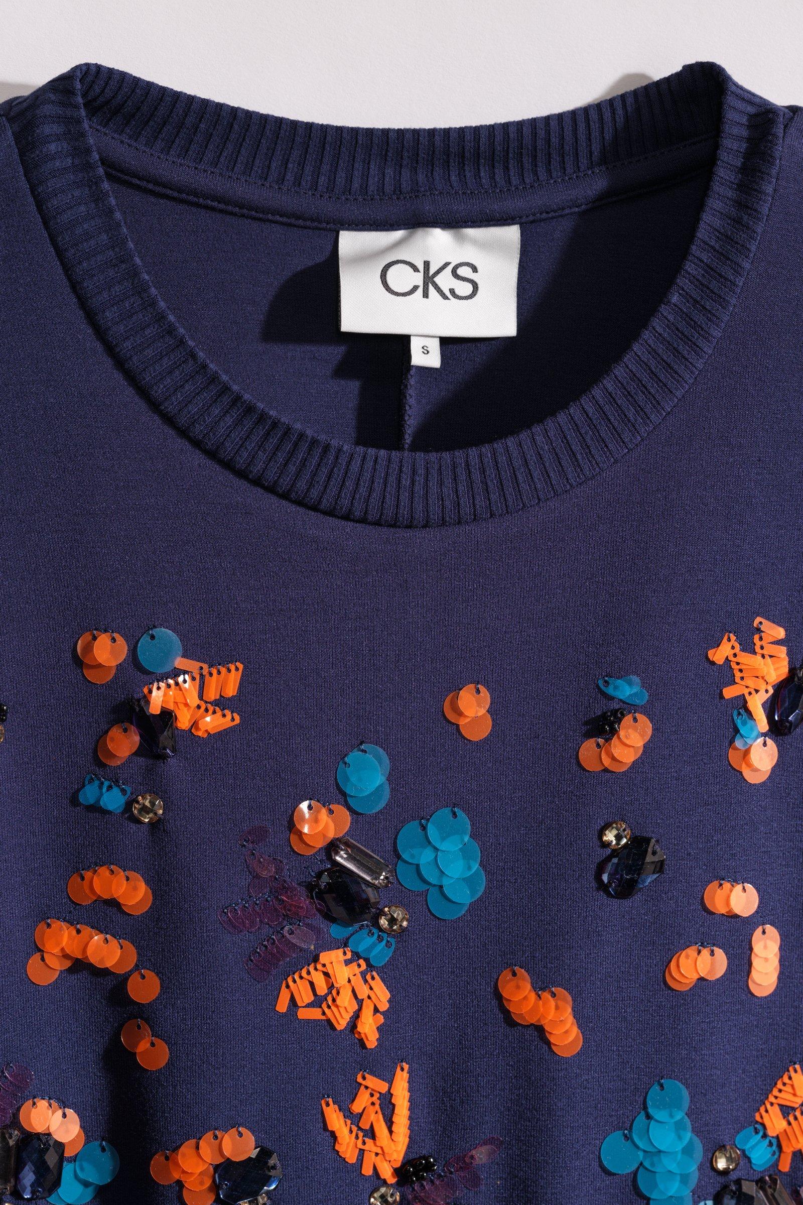 CKS - DWAP - korte jurk - donkerblauw