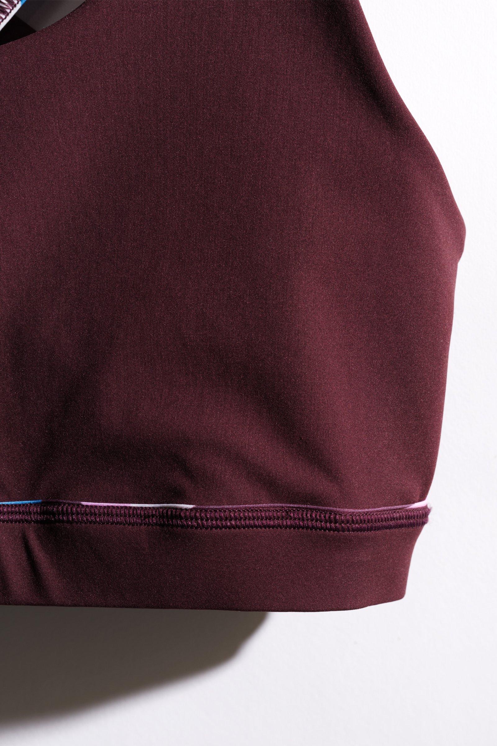 CKS - BURN - sports bra - burgundy