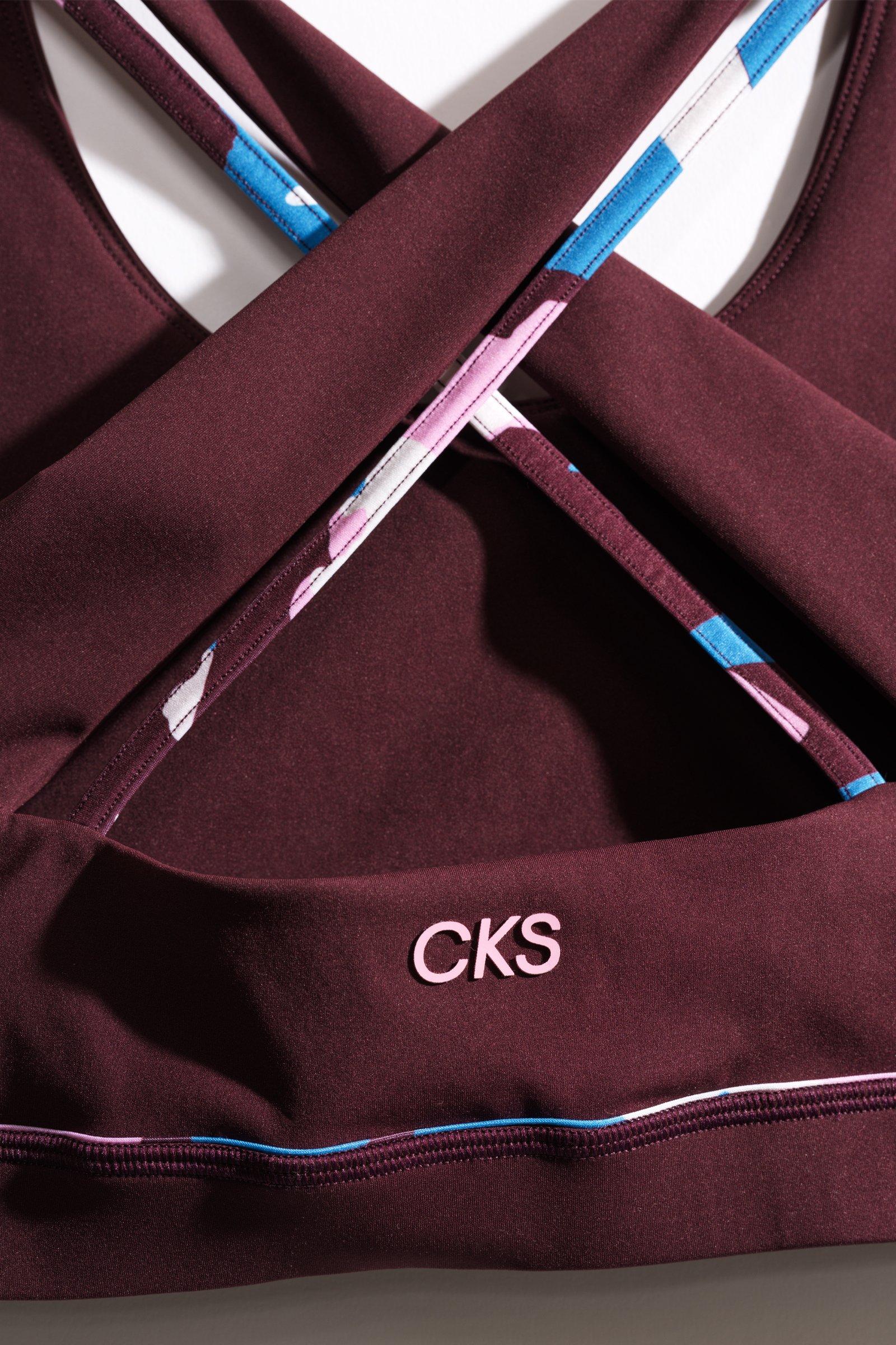 CKS - BURN - mouwloze top - bordeaux