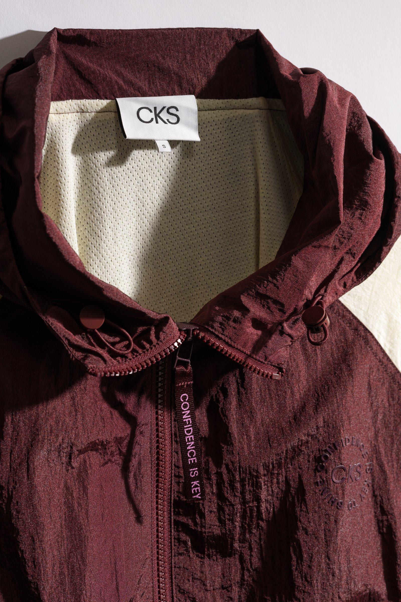 CKS - CHEER - short coat - burgundy