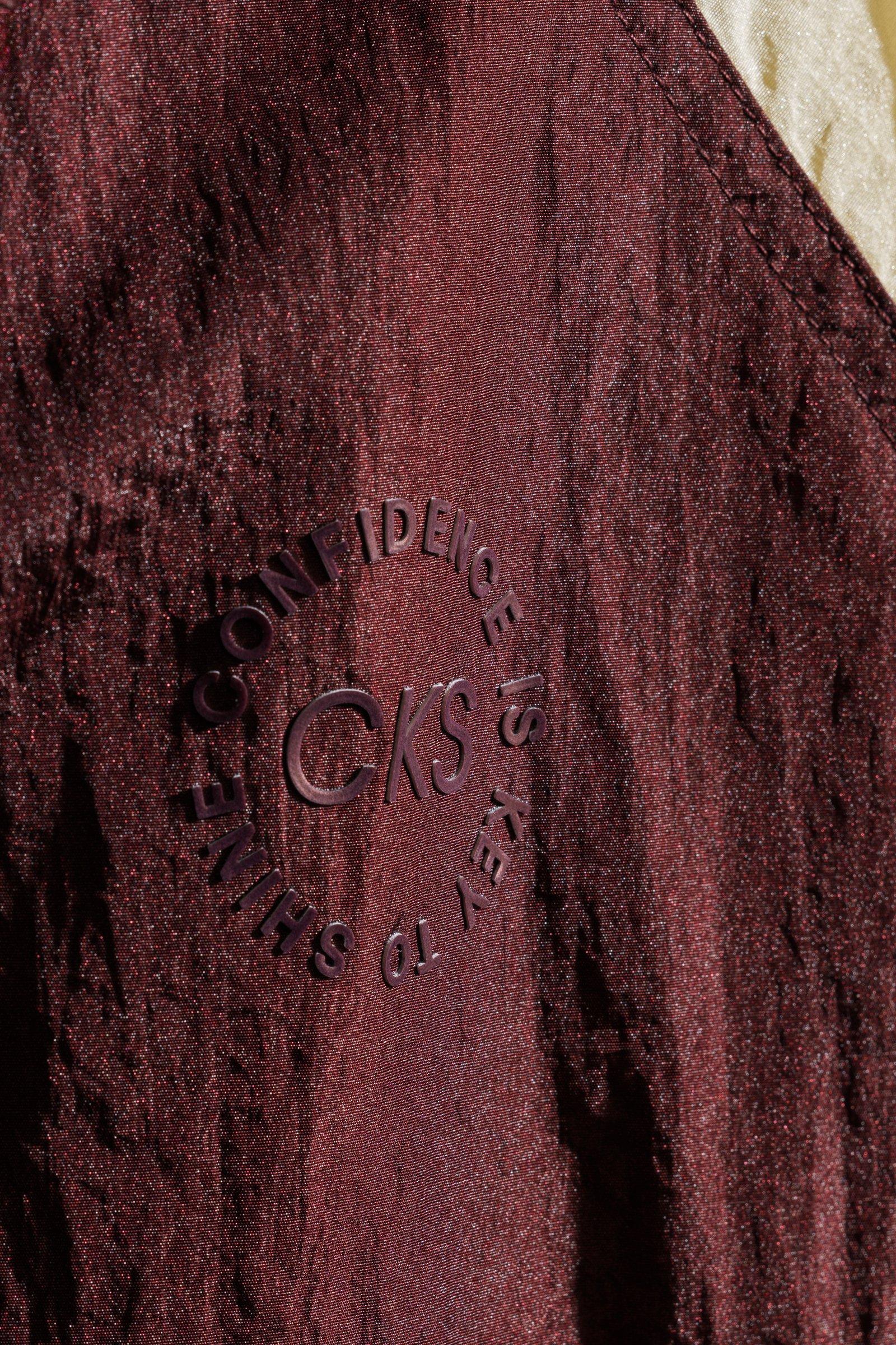 CKS - CHEER - short coat - burgundy