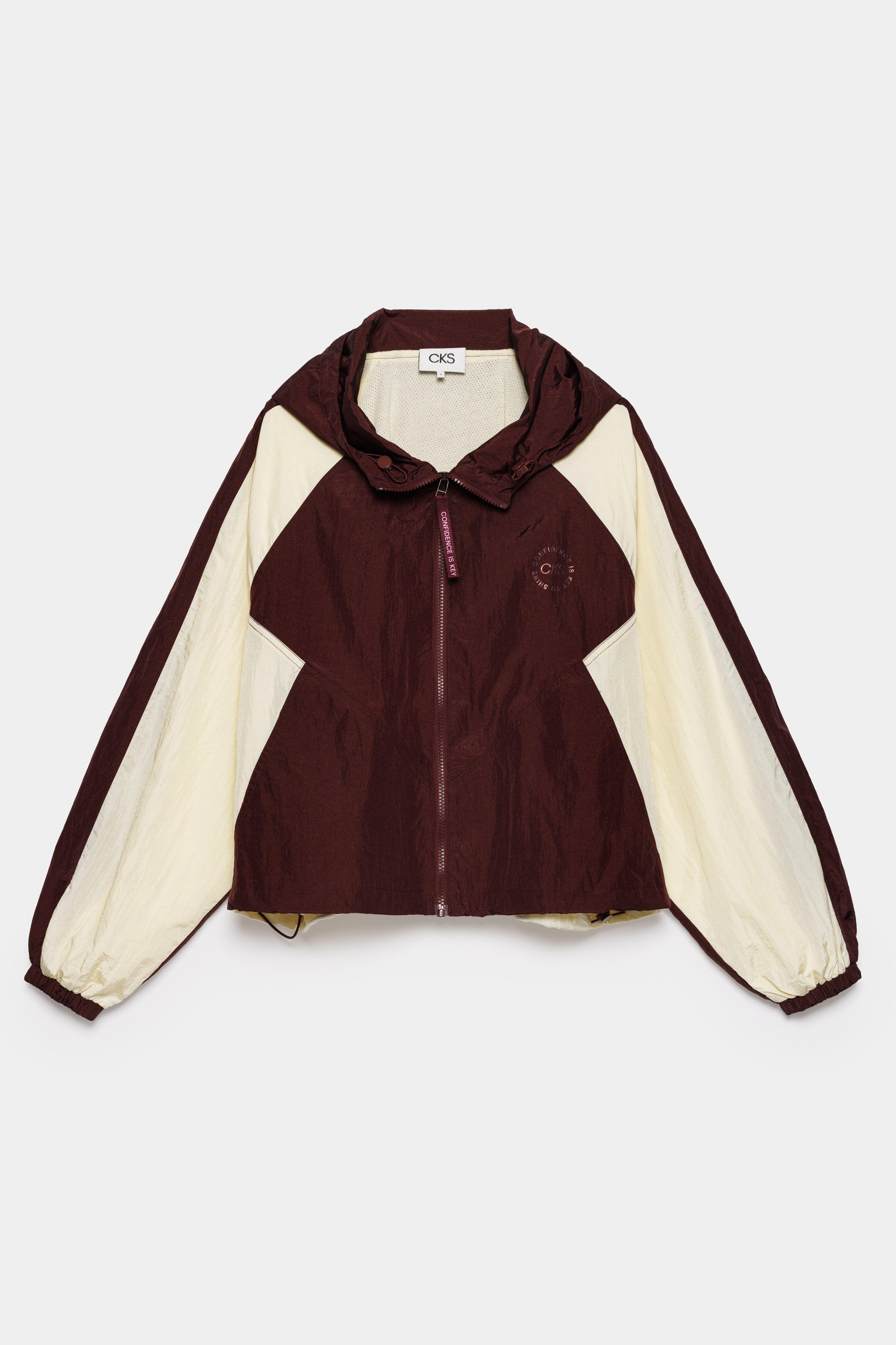 CKS - CHEER - short coat - burgundy