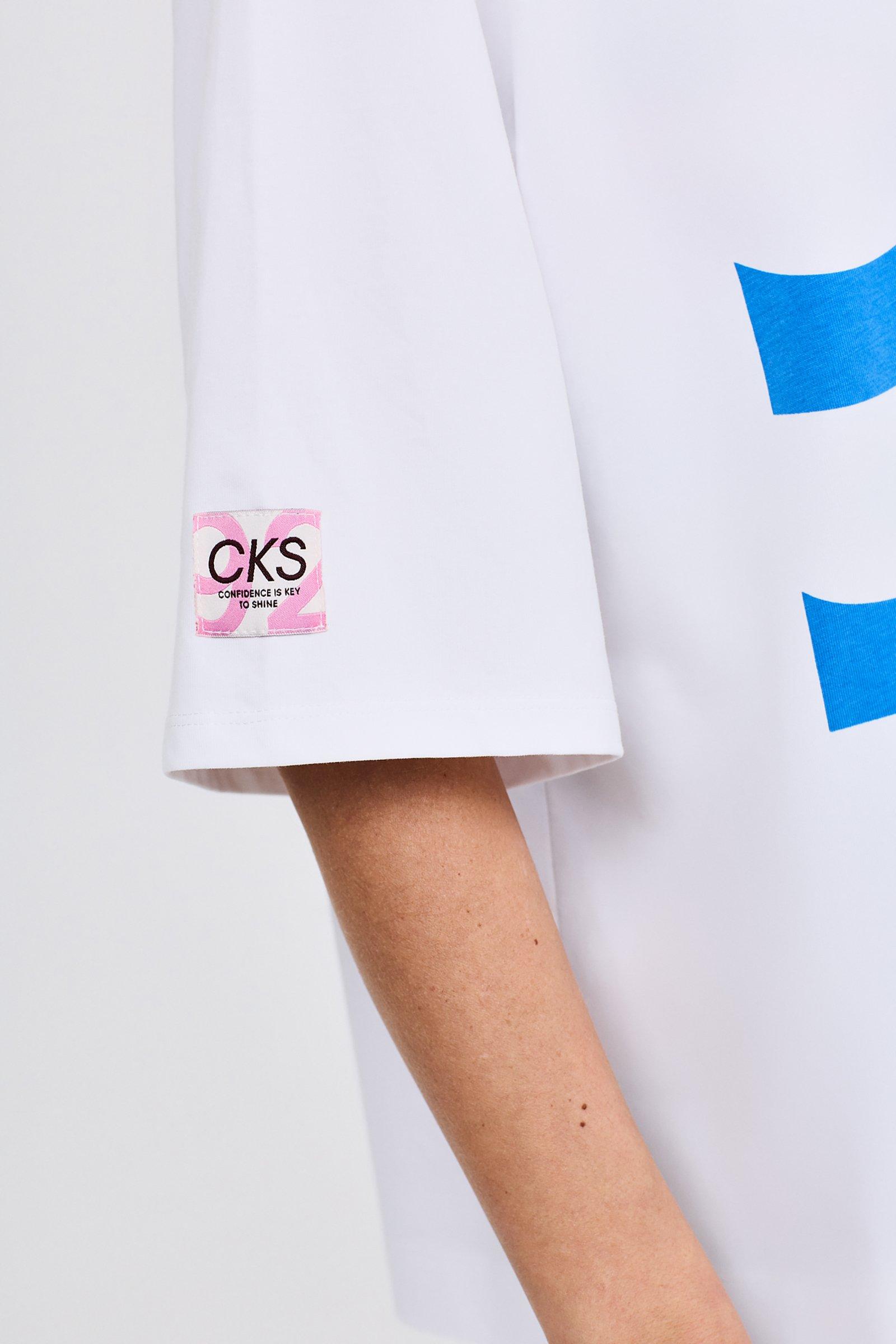 CKS - SPORTY - T-Shirt Kurzarm - Wei&szlig;