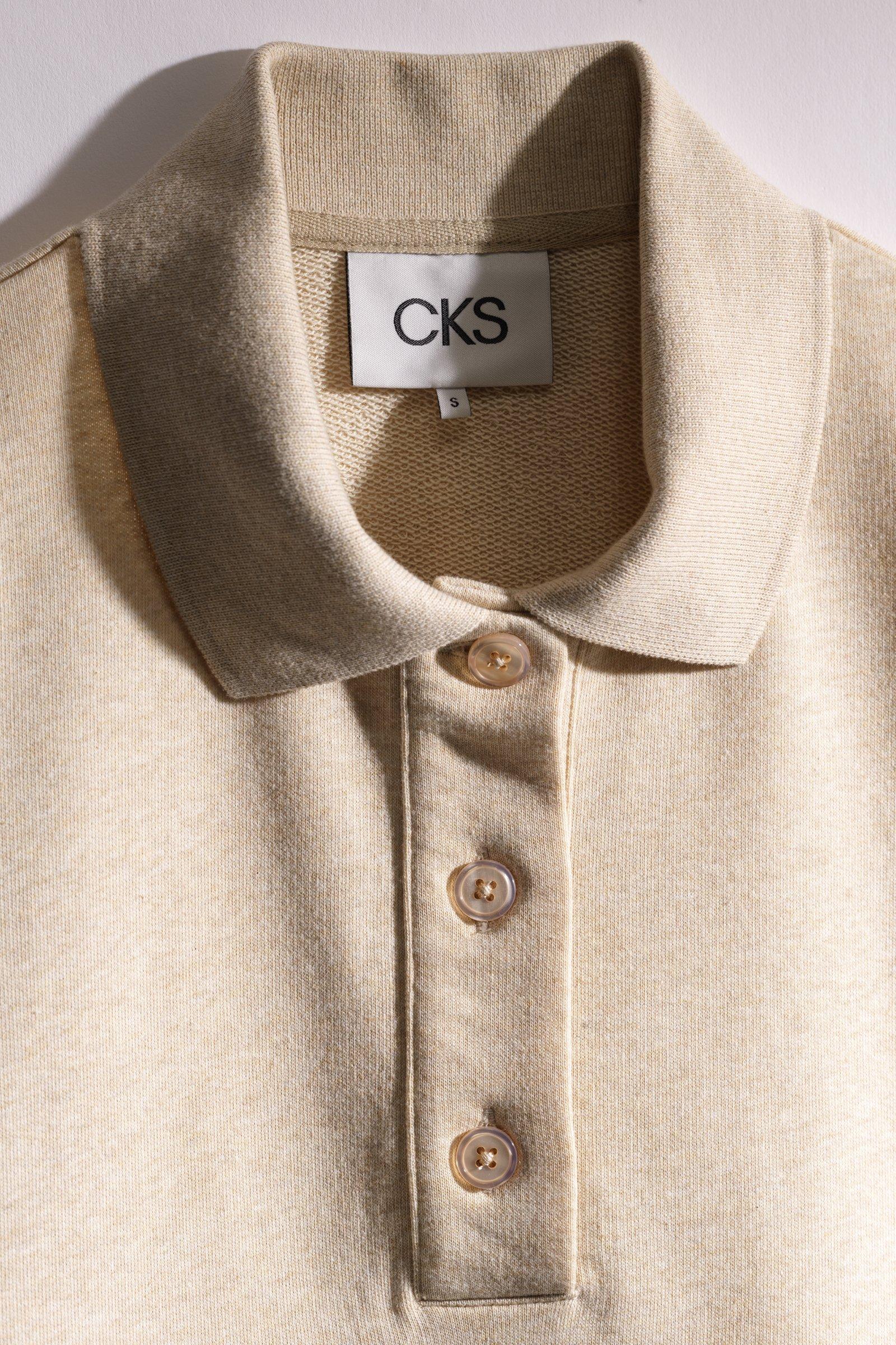 CKS - SWEEP - polo - beige clair