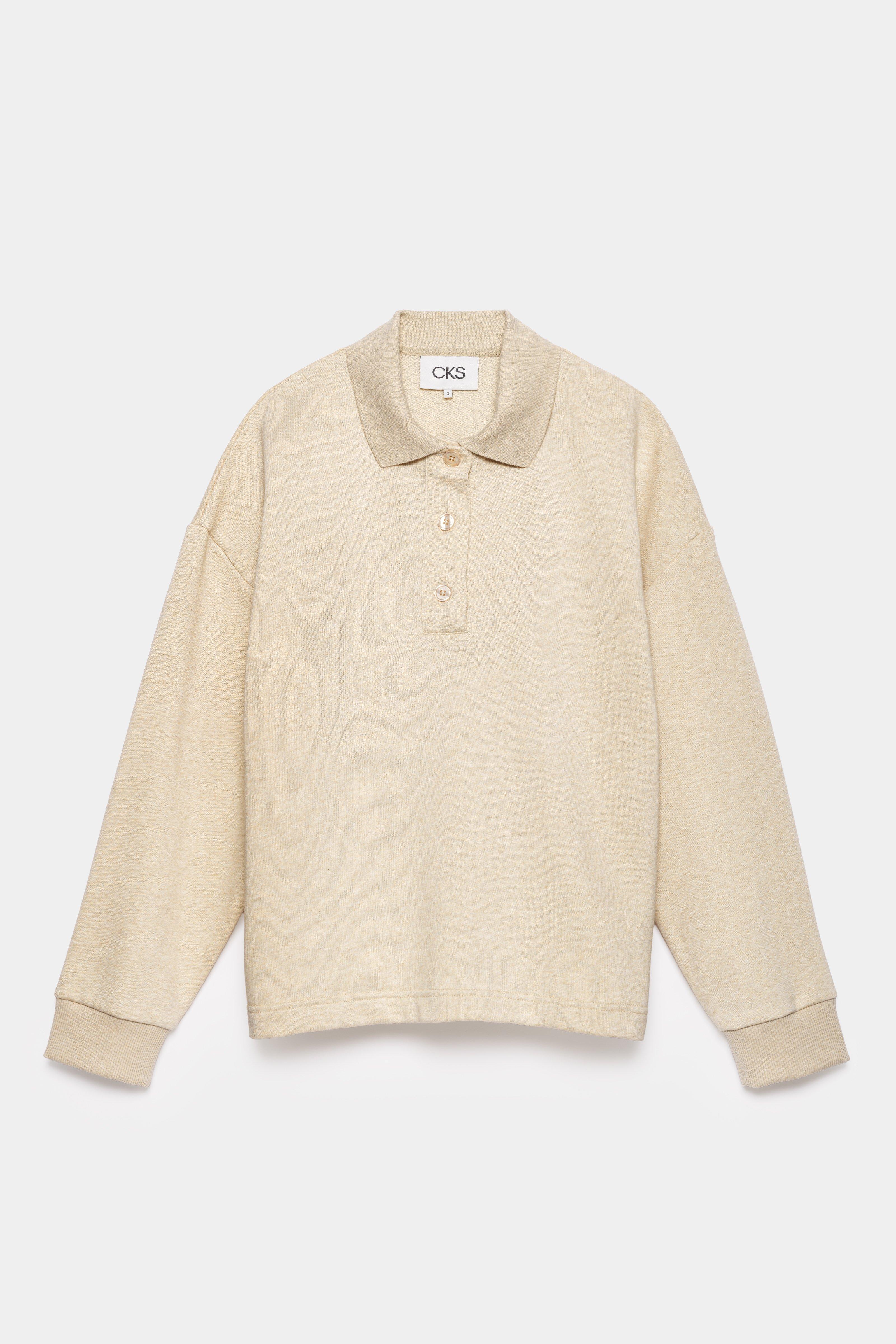 CKS - SWEEP - polo - beige clair