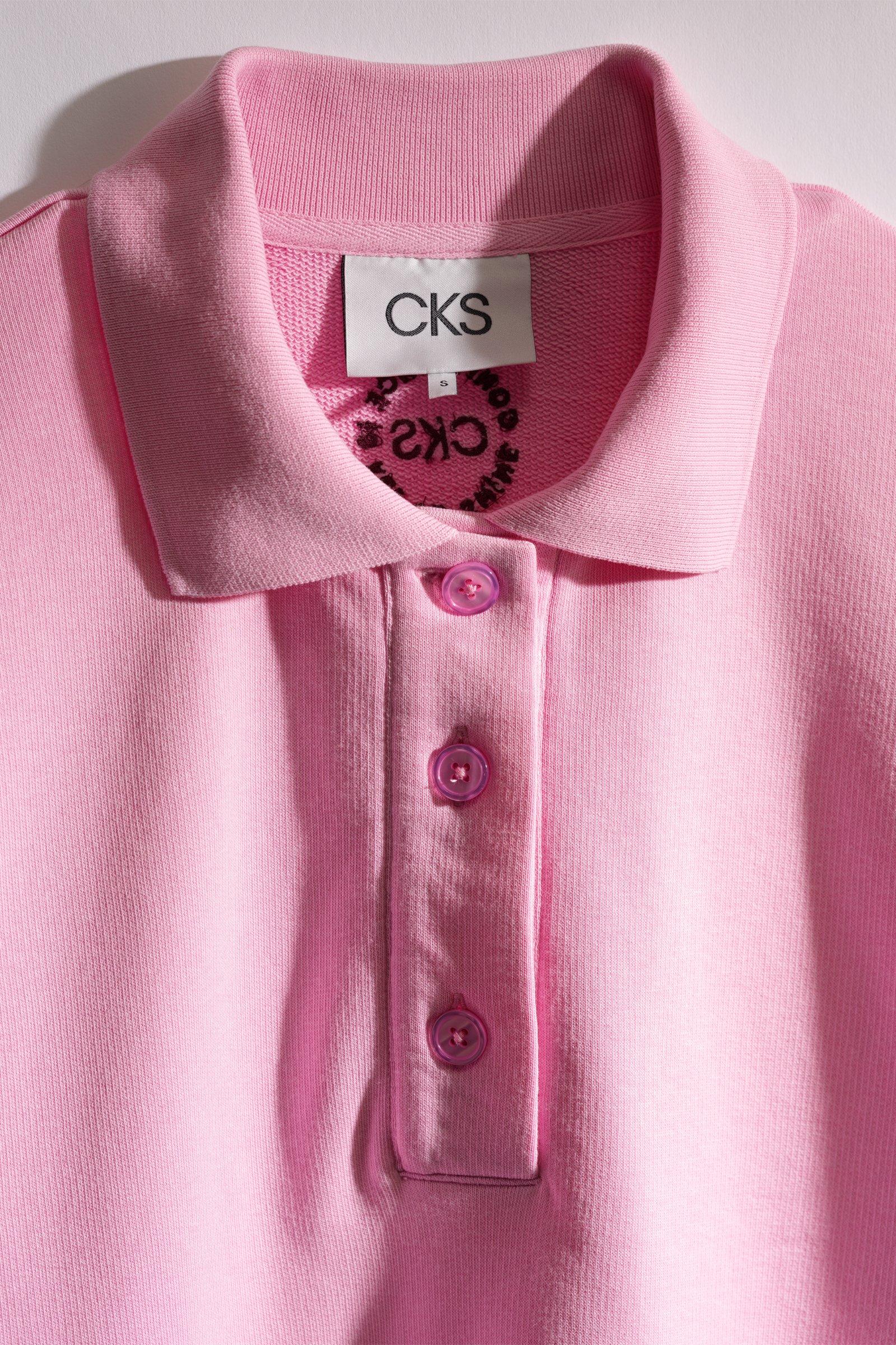 CKS - SWEEP - polo - rose clair