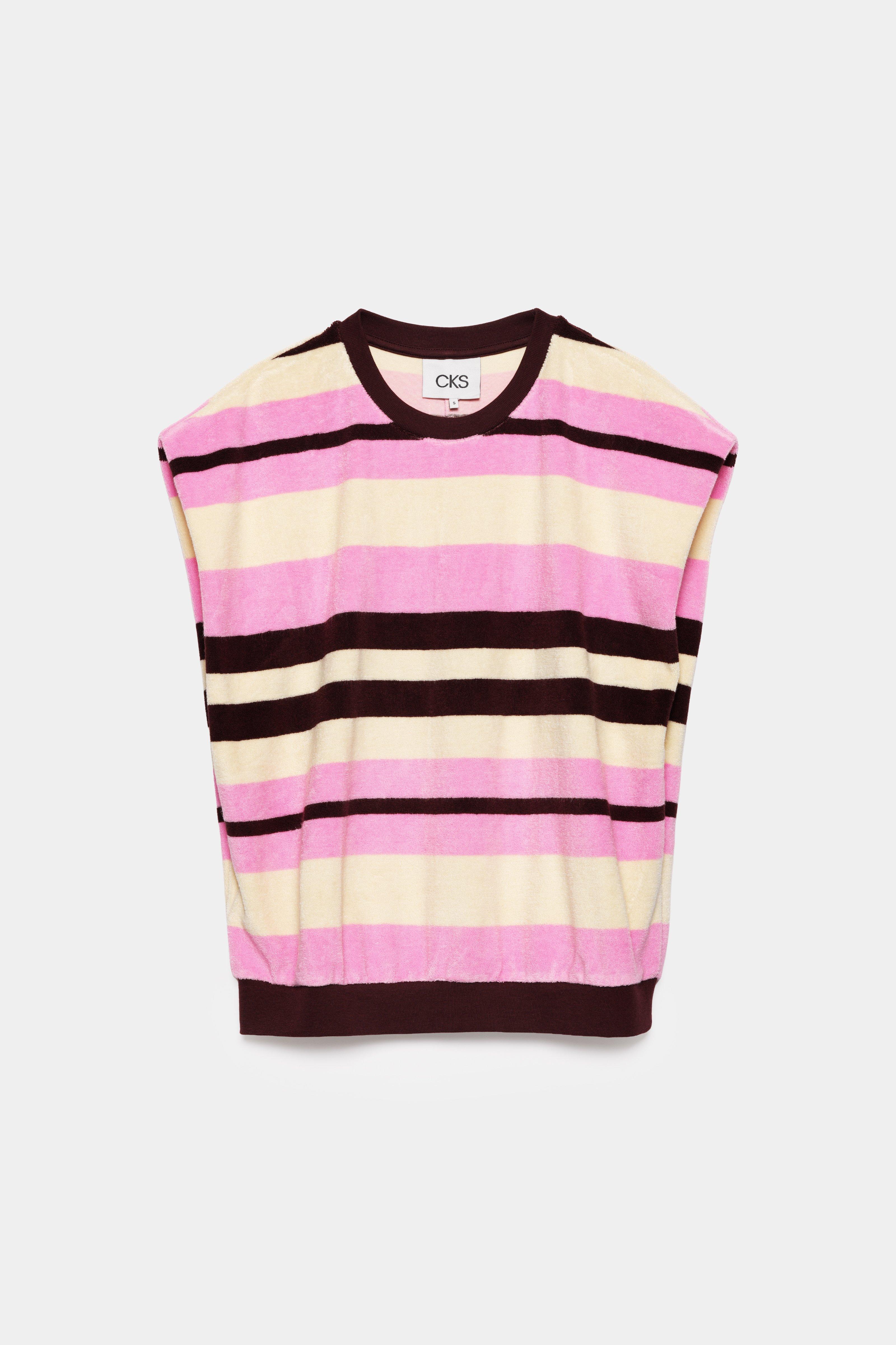 CKS - TAMINO - mouwloze top - wit