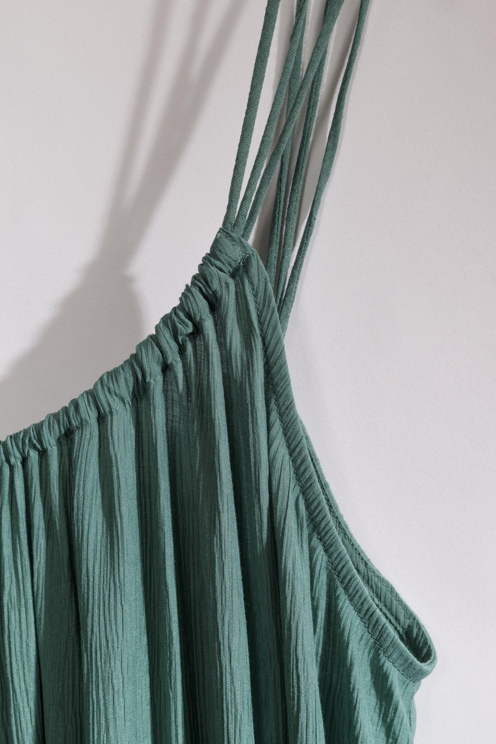 CKS - DEEPLY - Langes Kleid - Dunkelgr&uuml;n