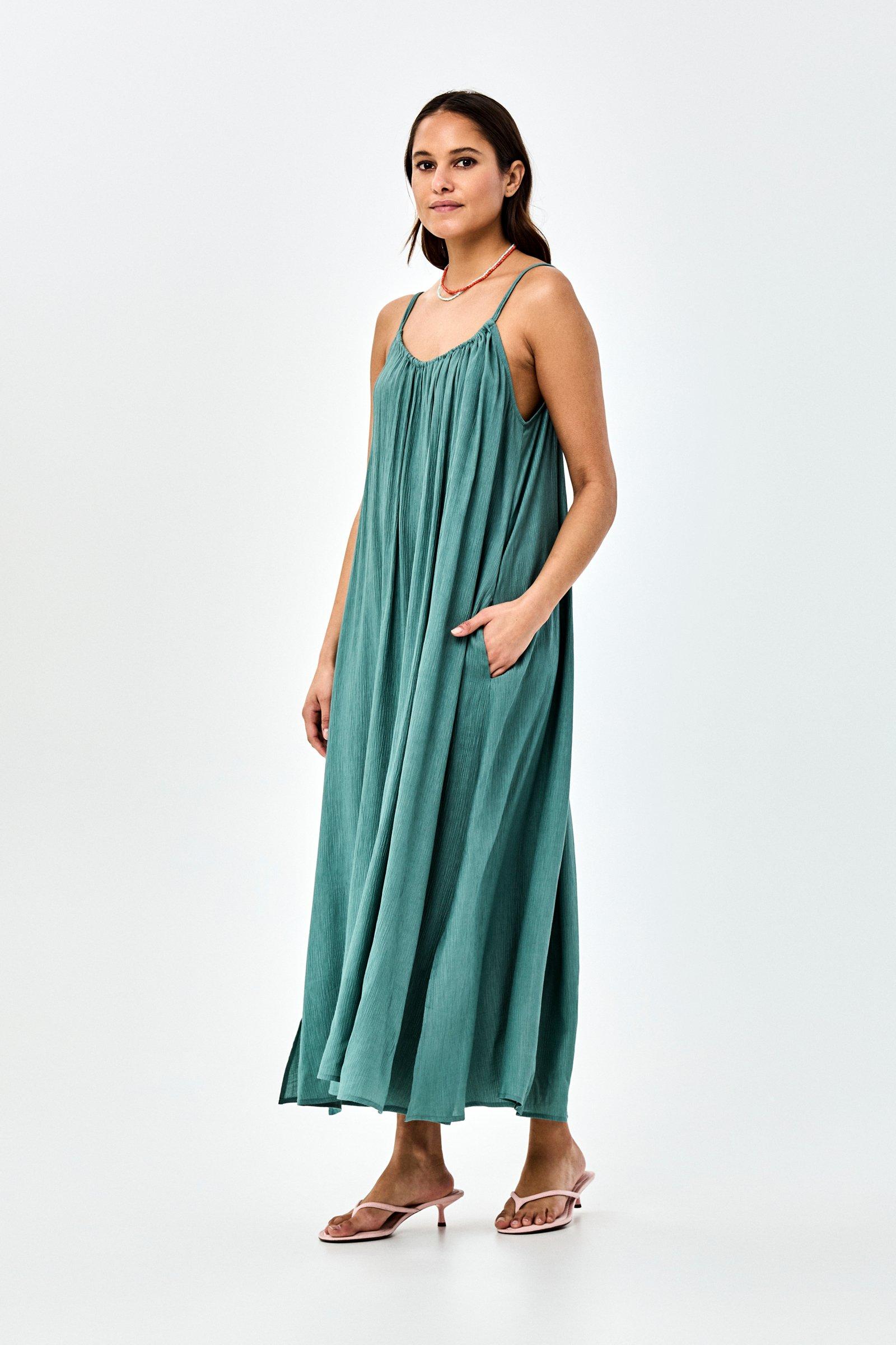 CKS - DEEPLY - robe longue - khaki