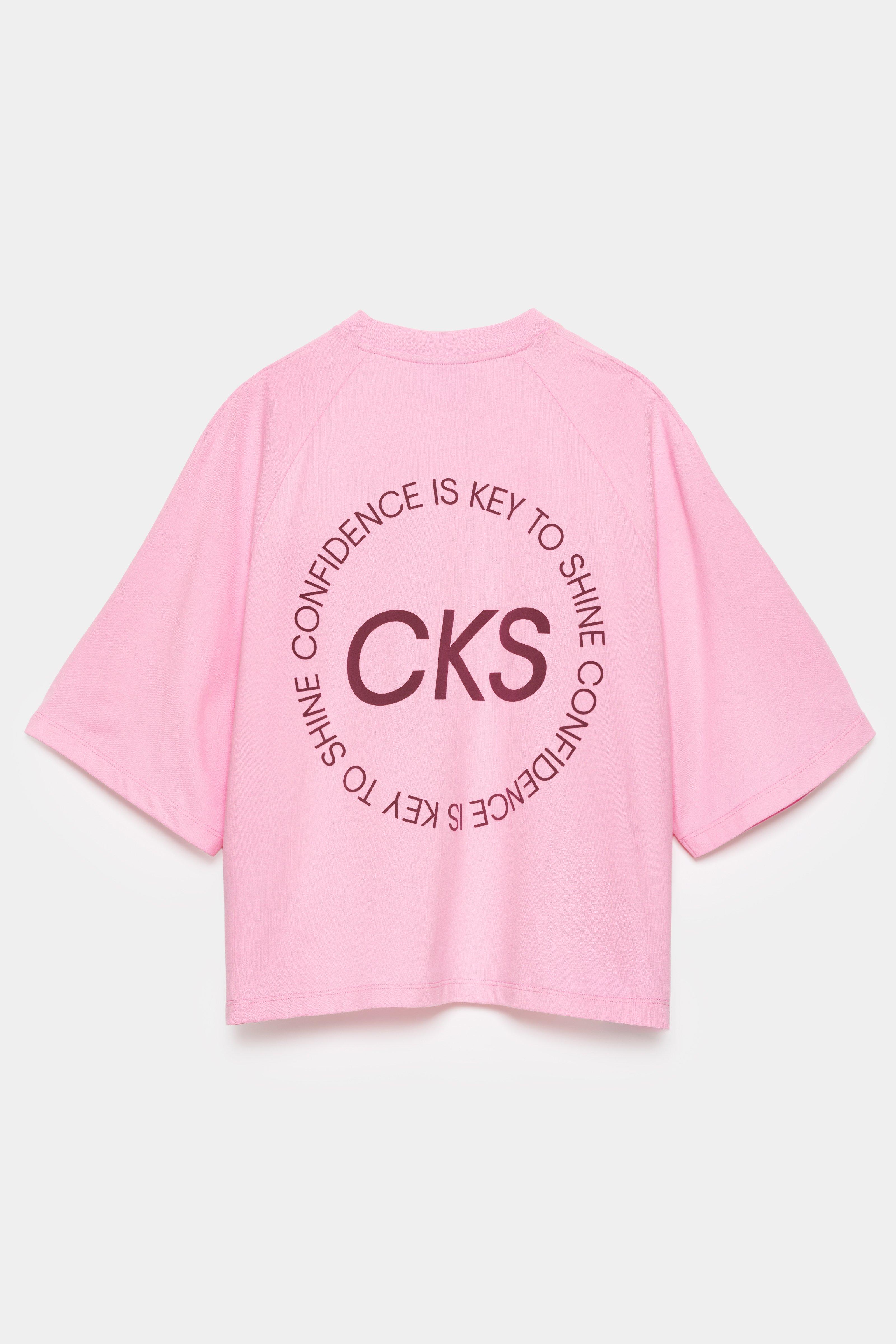 CKS - TILLIE - t-shirt &agrave; manches courtes - rose clair
