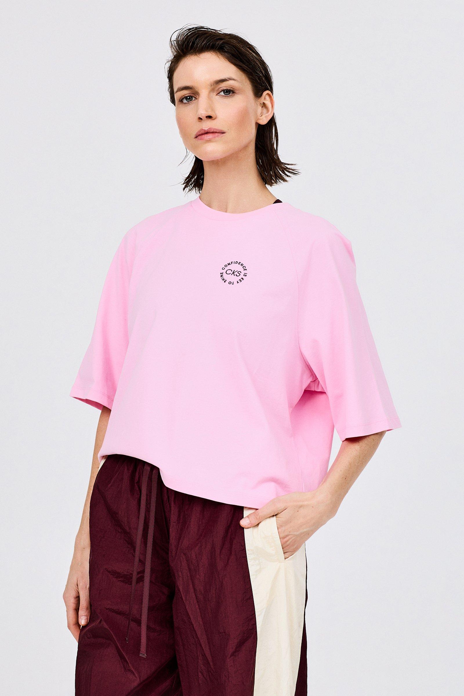 CKS - TILLIE - t-shirt &agrave; manches courtes - rose clair