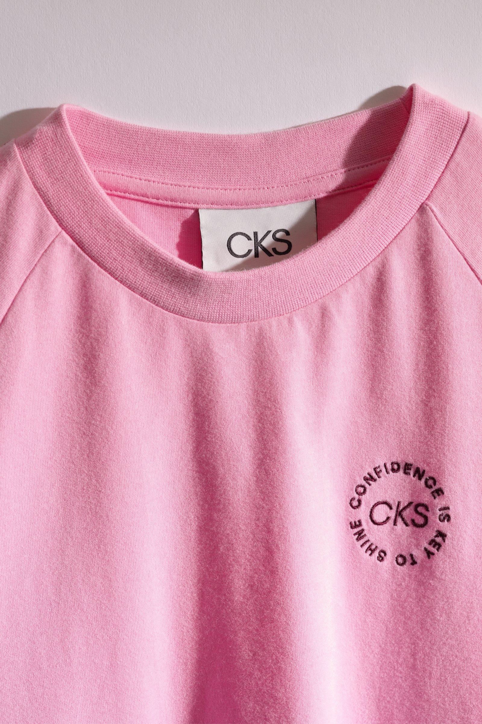 CKS - TILLIE - t-shirt &agrave; manches courtes - rose clair