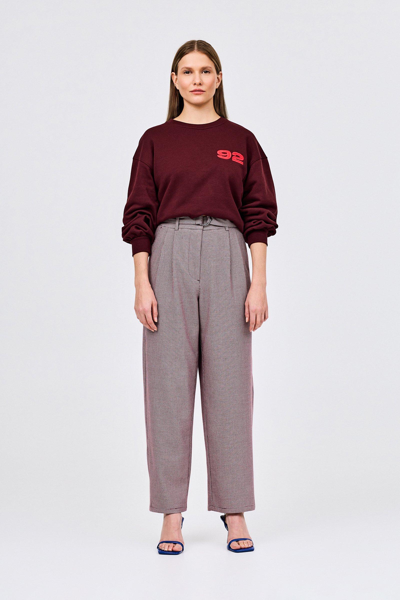 CKS - THELMA - long trouser - burgundy