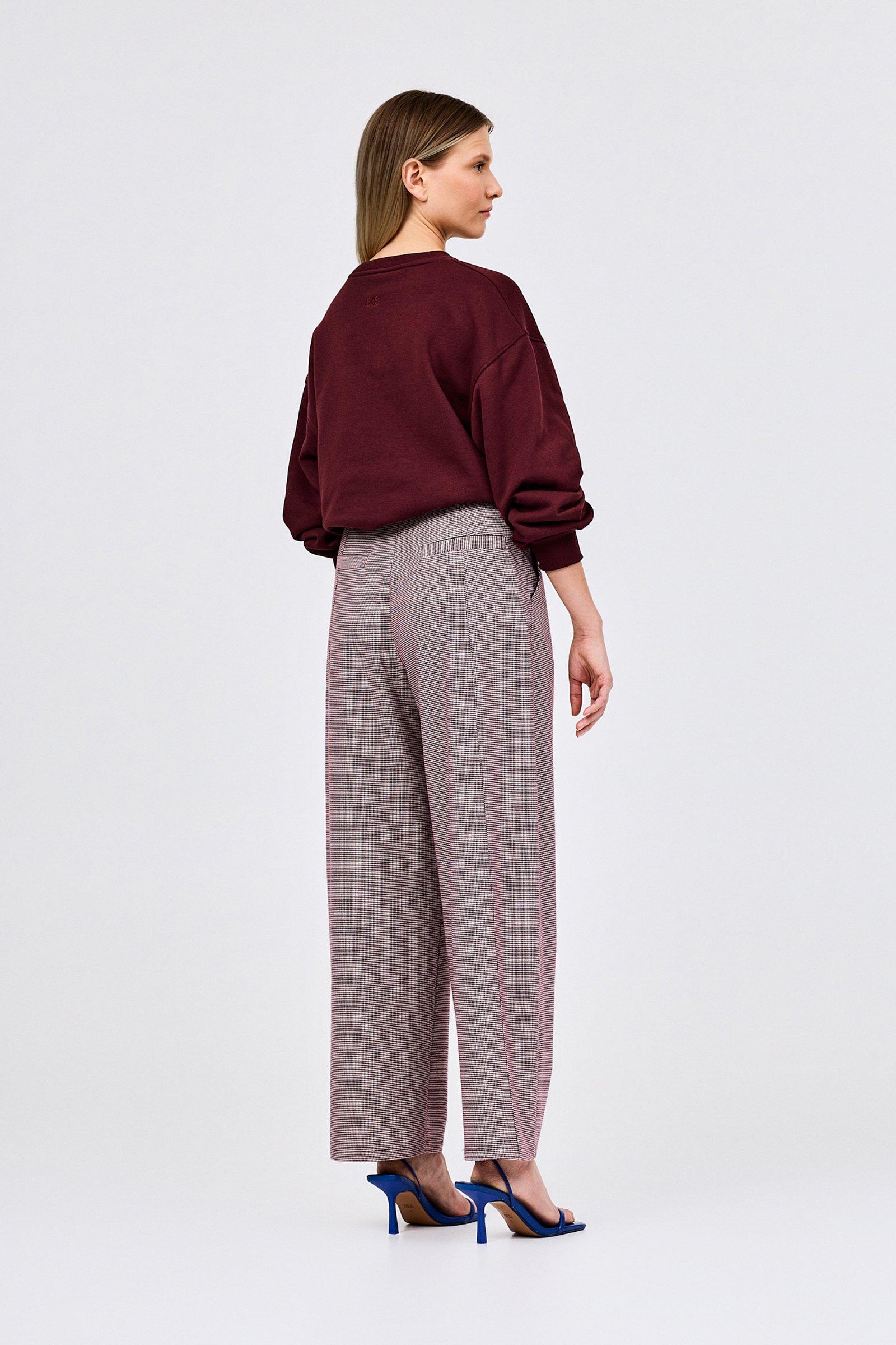 CKS - THELMA - long trouser - burgundy
