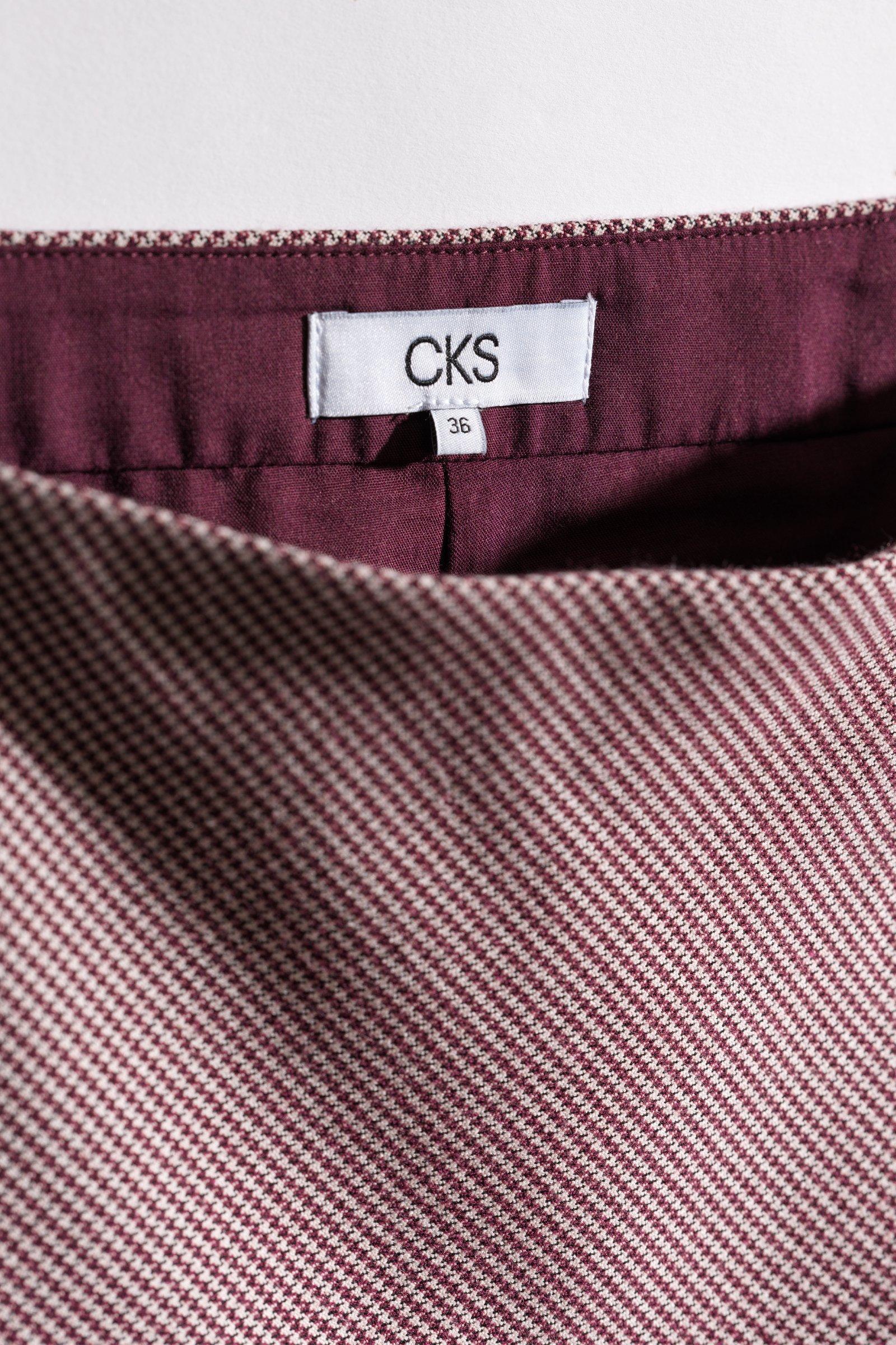 CKS - SKUTIE - short skirt - burgundy