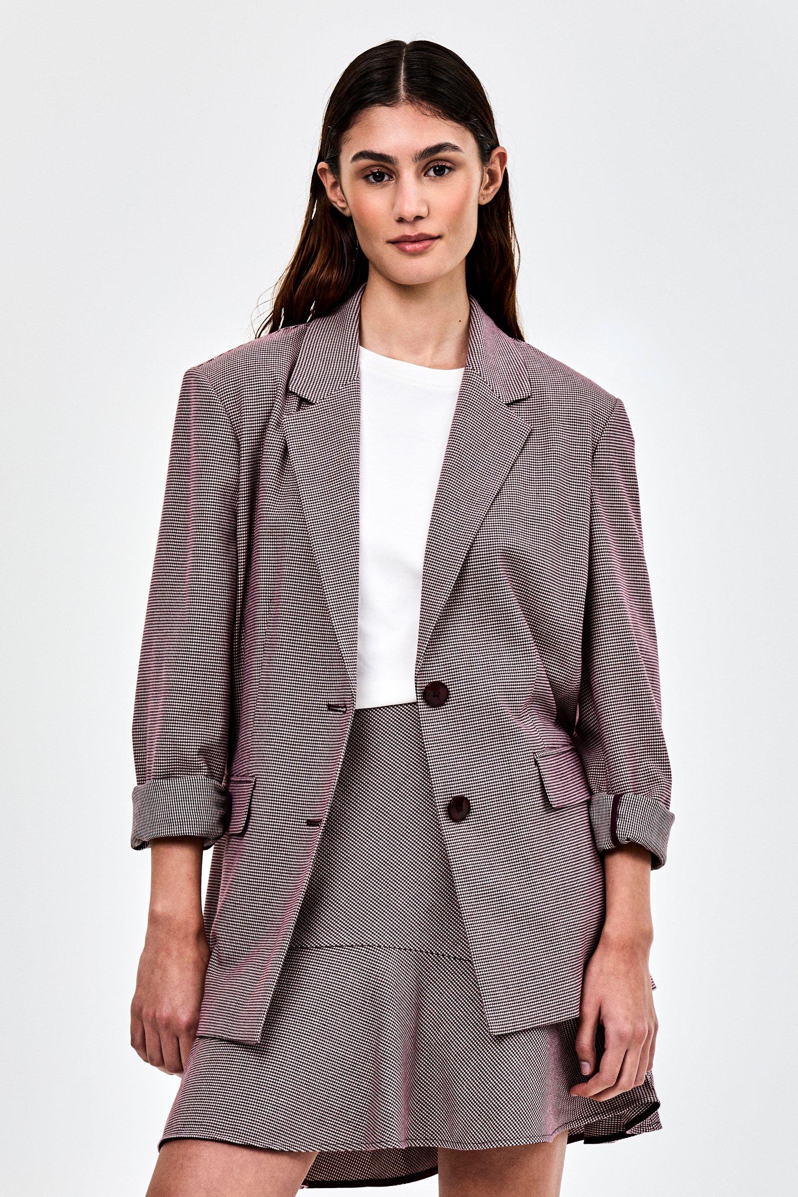 CKS - SKUTIE - short skirt - burgundy