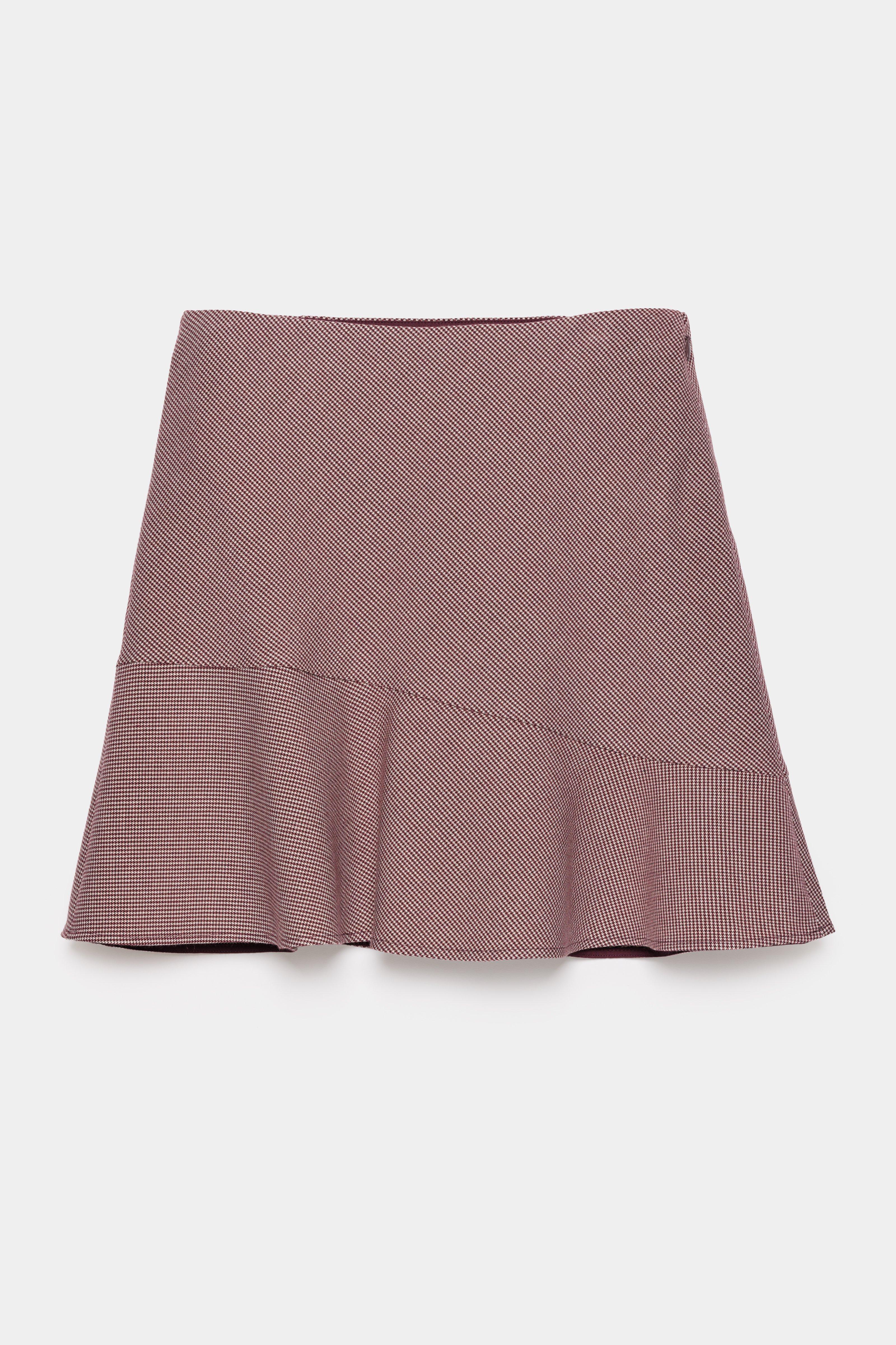 CKS - SKUTIE - short skirt - burgundy