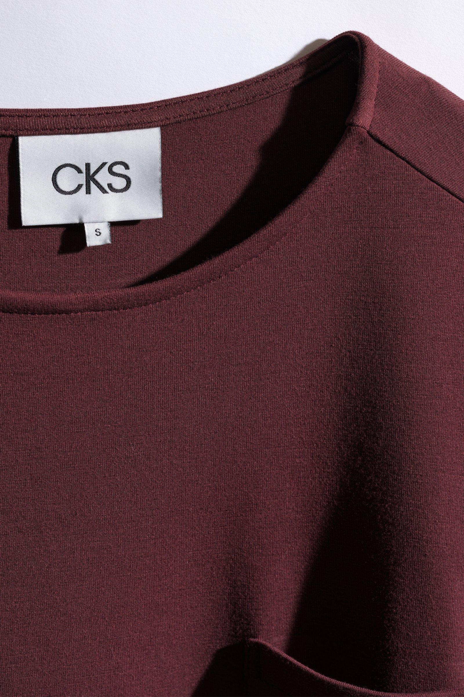 CKS - TILT - t-shirt short sleeves - dark brown