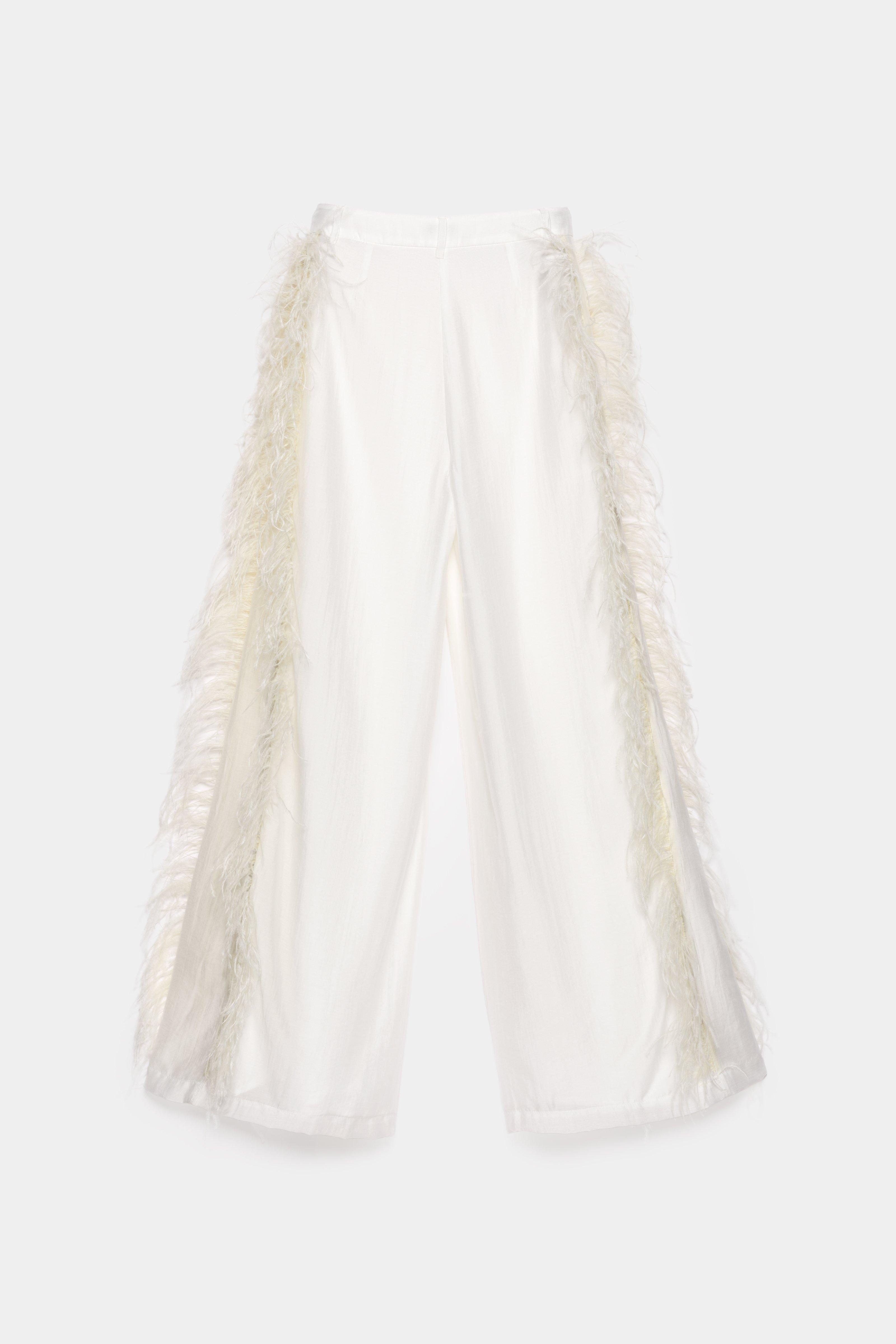 CKS - NuggetxIrmy - lange broek - wit