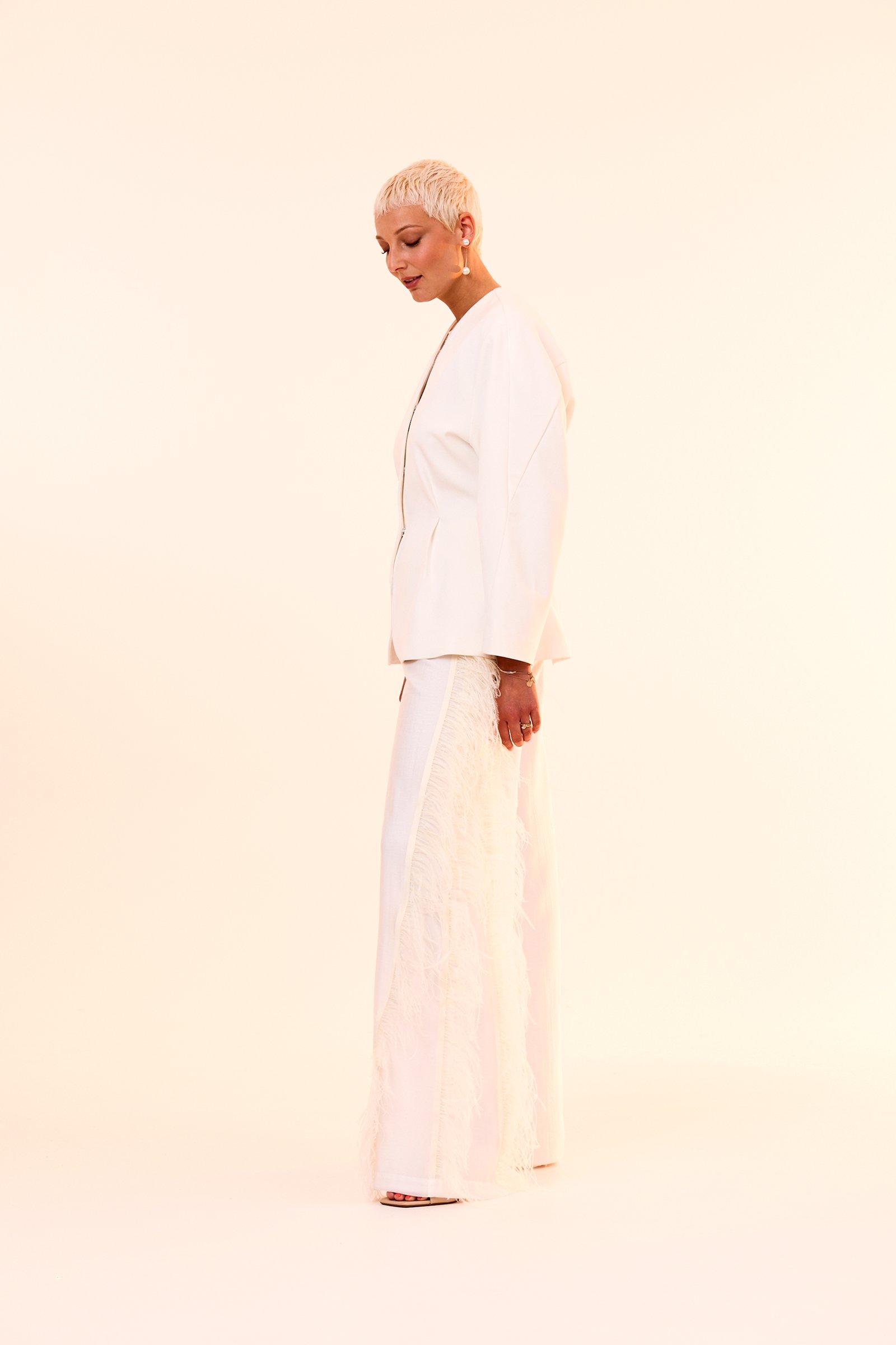 CKS - NuggetxIrmy - pantalon long - blanc