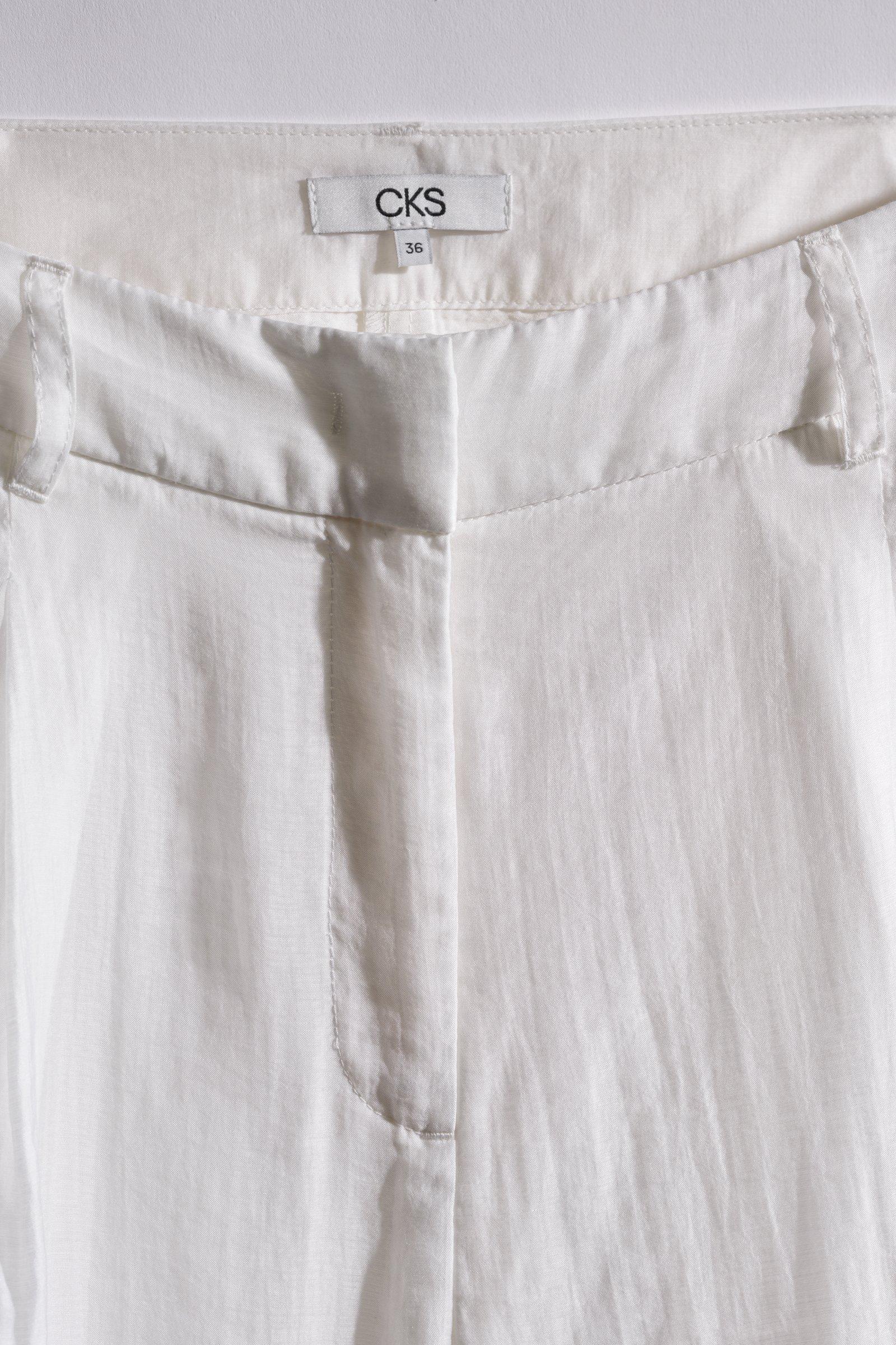 CKS - NuggetxIrmy - lange broek - wit