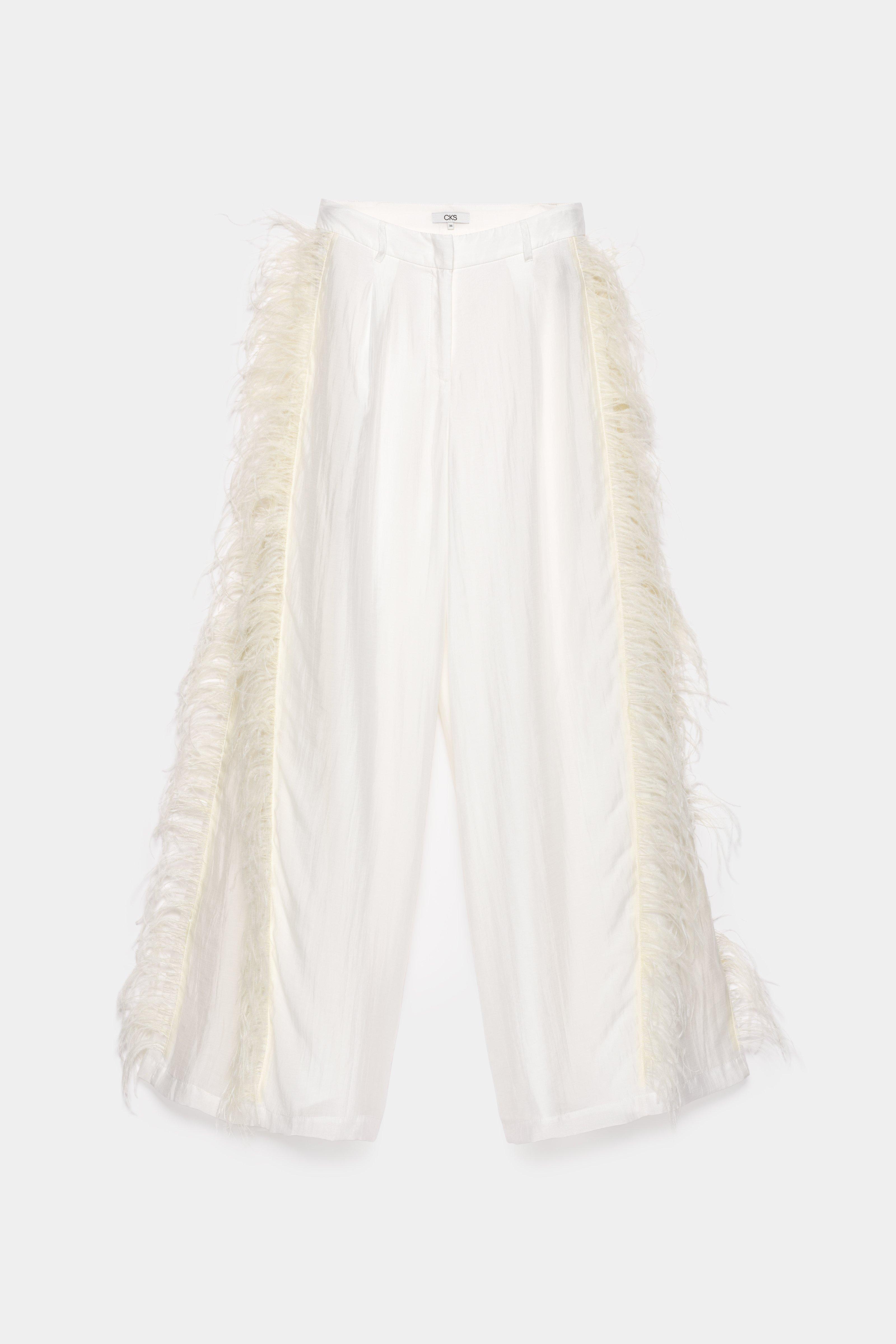 CKS - NuggetxIrmy - lange broek - wit