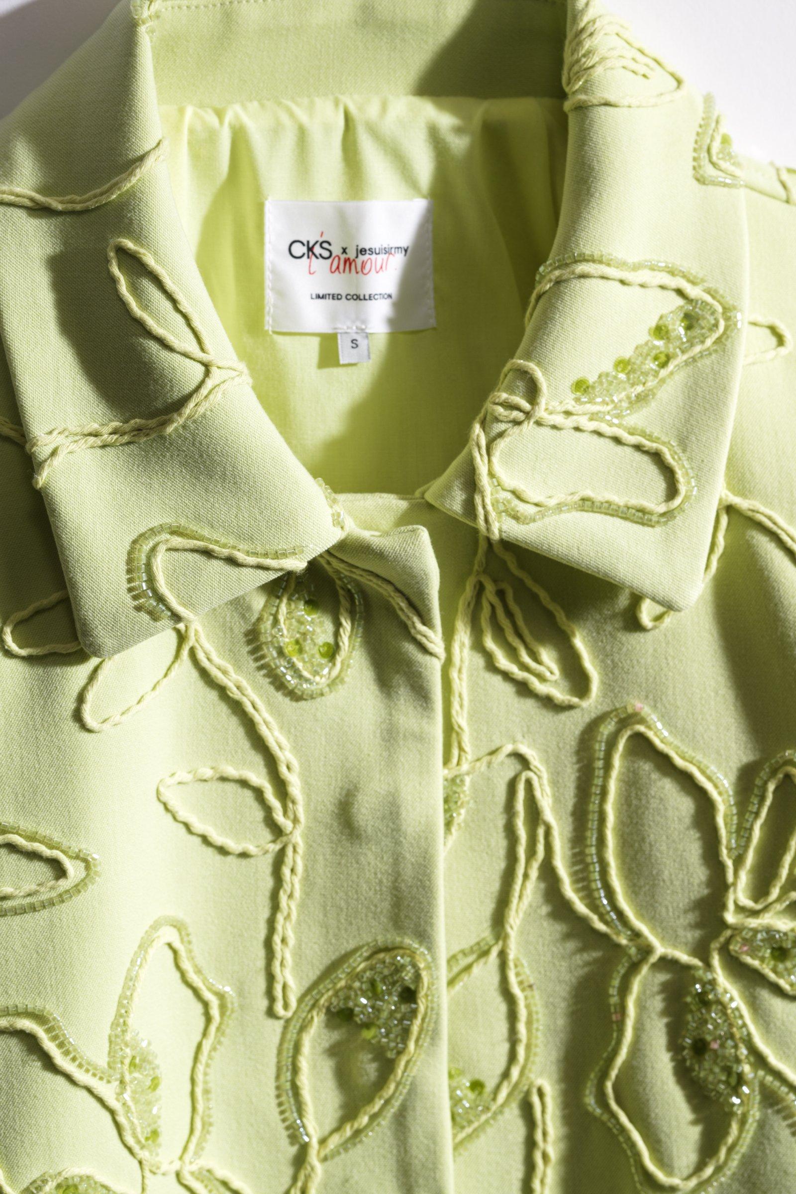 CKS - FrankiexIrmy - veste courte - vert clair