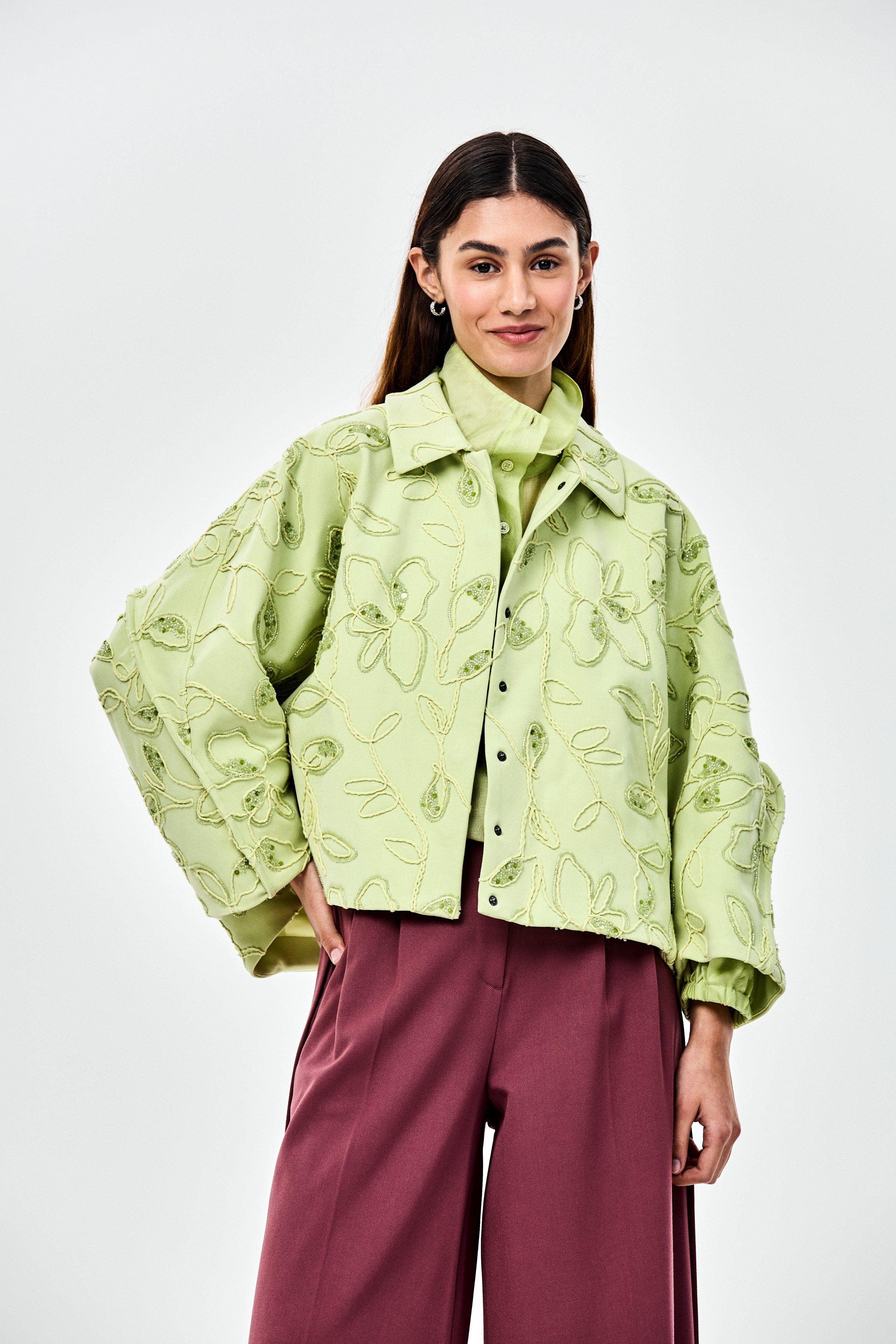 CKS - FrankiexIrmy - short coat - light green